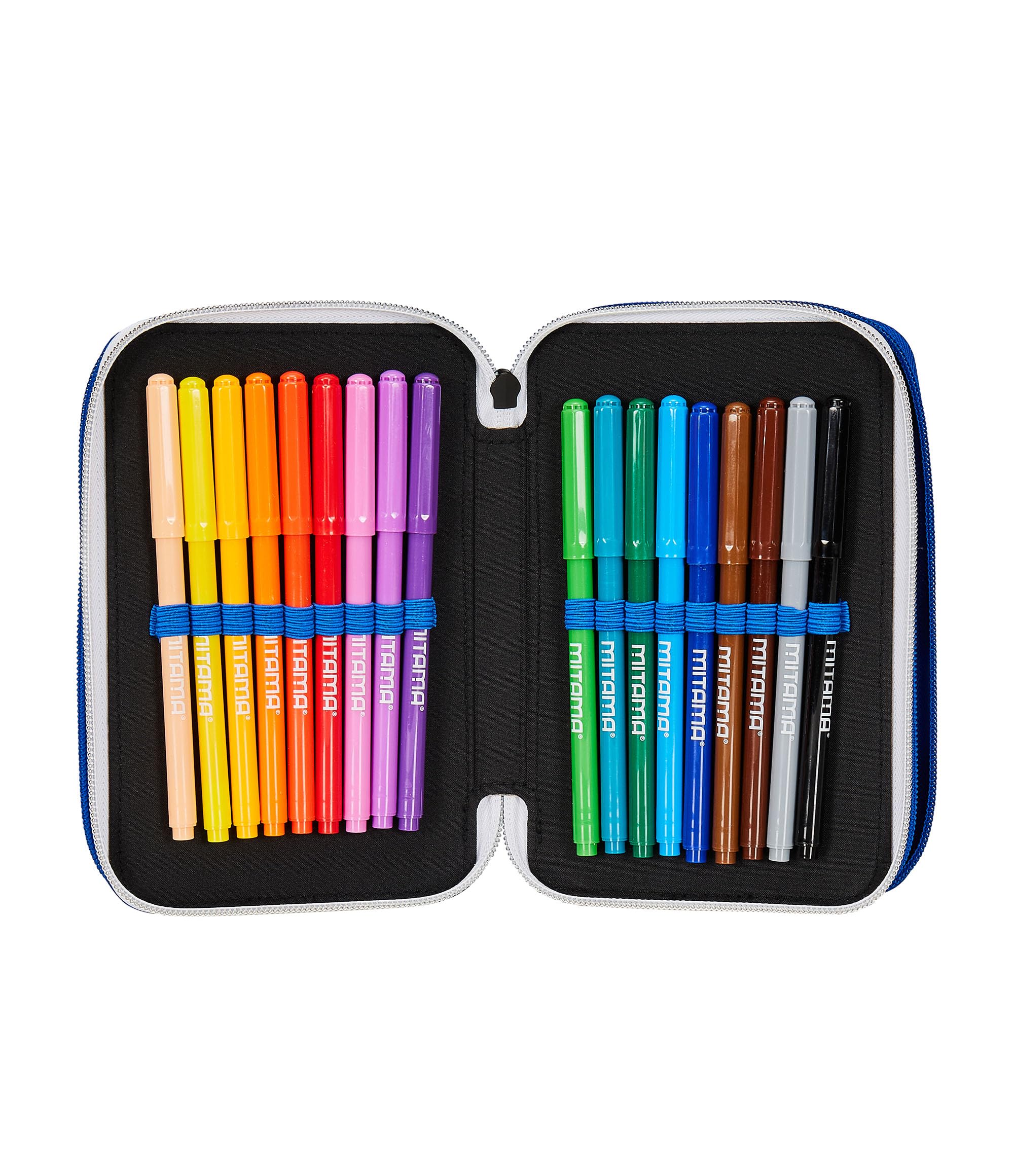 Seven Astuccio Scuola 3 Scomparti, F.C. INTER Calcio - FIN ALLA VITTORIA, Blu Nero - Portapenne Multi Scomparto Con Matite, Penne e Colori, Accessori Zaino, Zaino Scuola - Astuccio Bambino Ragazzo - Image 4