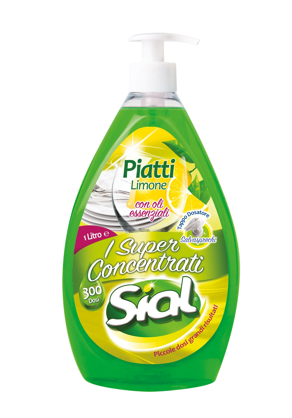 Sial Green Piatti Concentrato Igienizzante Limone e Timo 750ml