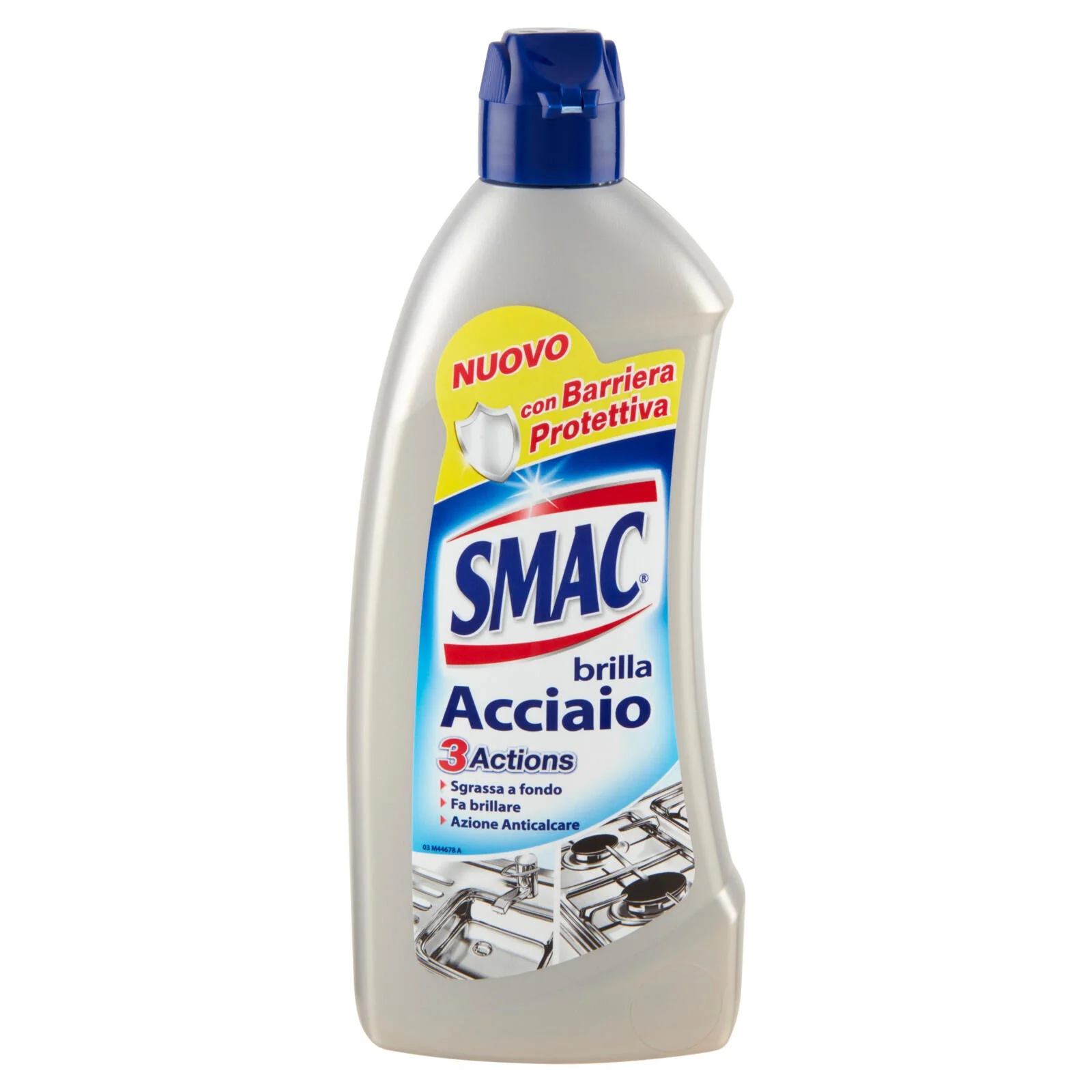 Smac - Brilla Acciaio Crema, Detergente per Superfici in Acciaio, Azione Lucidante 520 ml - Image 2