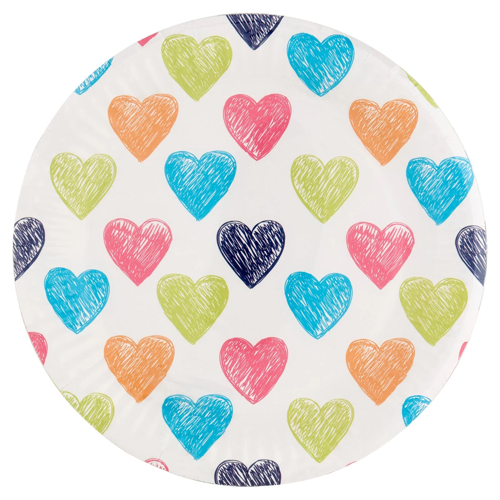 Smart Ecotable Piatti in cartoncino ø18 cm Sketch 8 pz