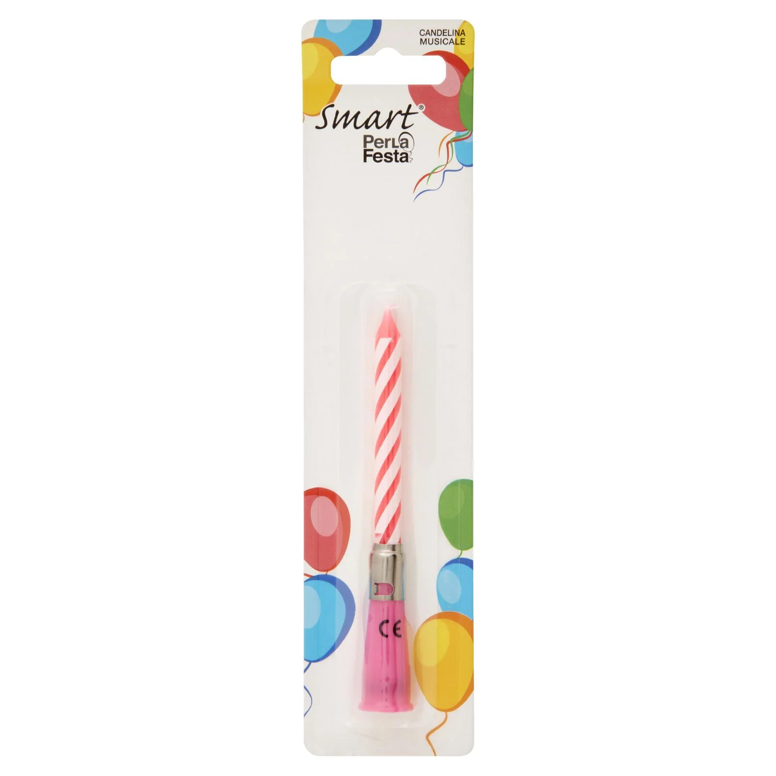 Smart PerLa Festa Candelina Musicale rosa 1 pz