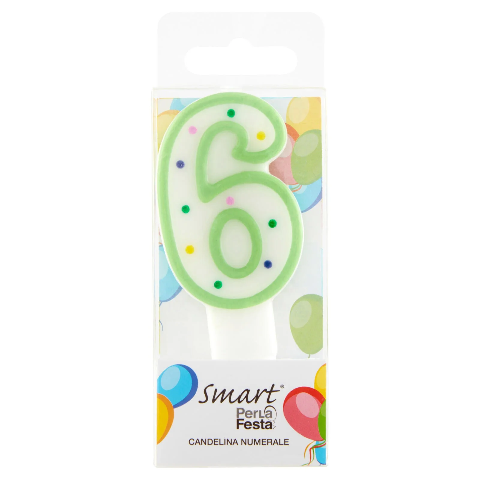 Smart PerLa Festa Candelina Numerale 6 1 pz - Image 2