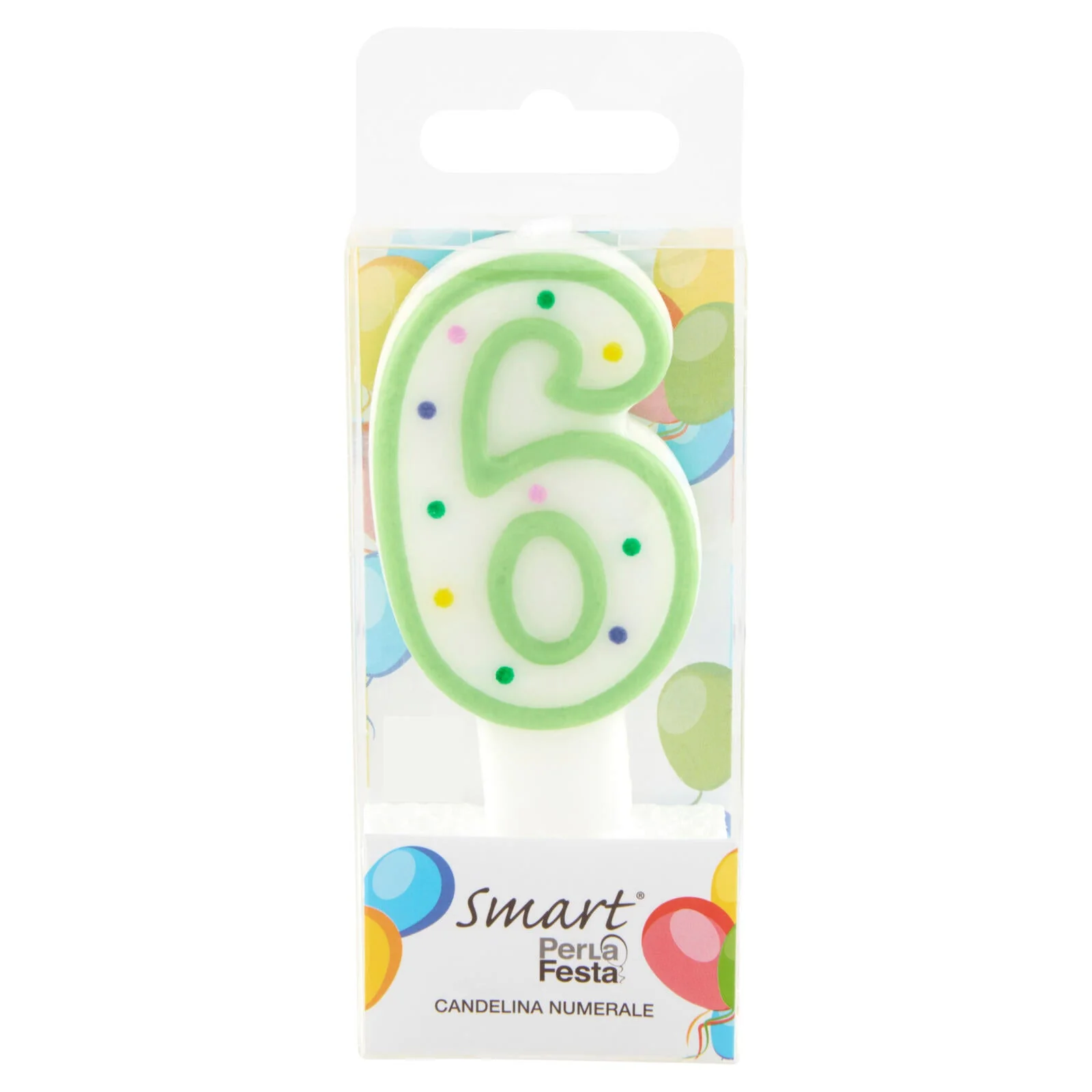 Smart PerLa Festa Candelina Numerale 6 1 pz - Image 3