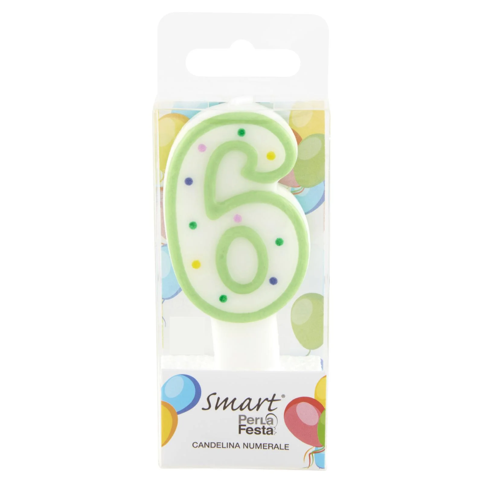 Smart PerLa Festa Candelina Numerale 6 1 pz - Image 4