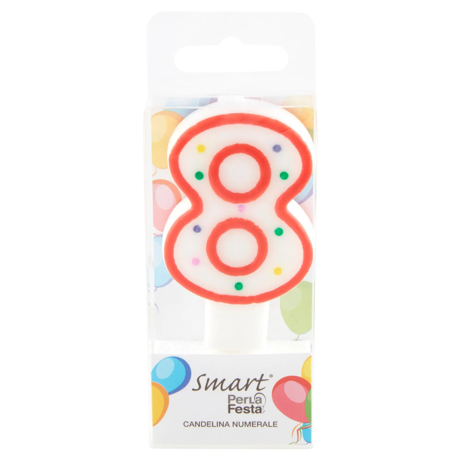 Smart PerLa Festa Candelina Numerale 8 1 pz - Image 2