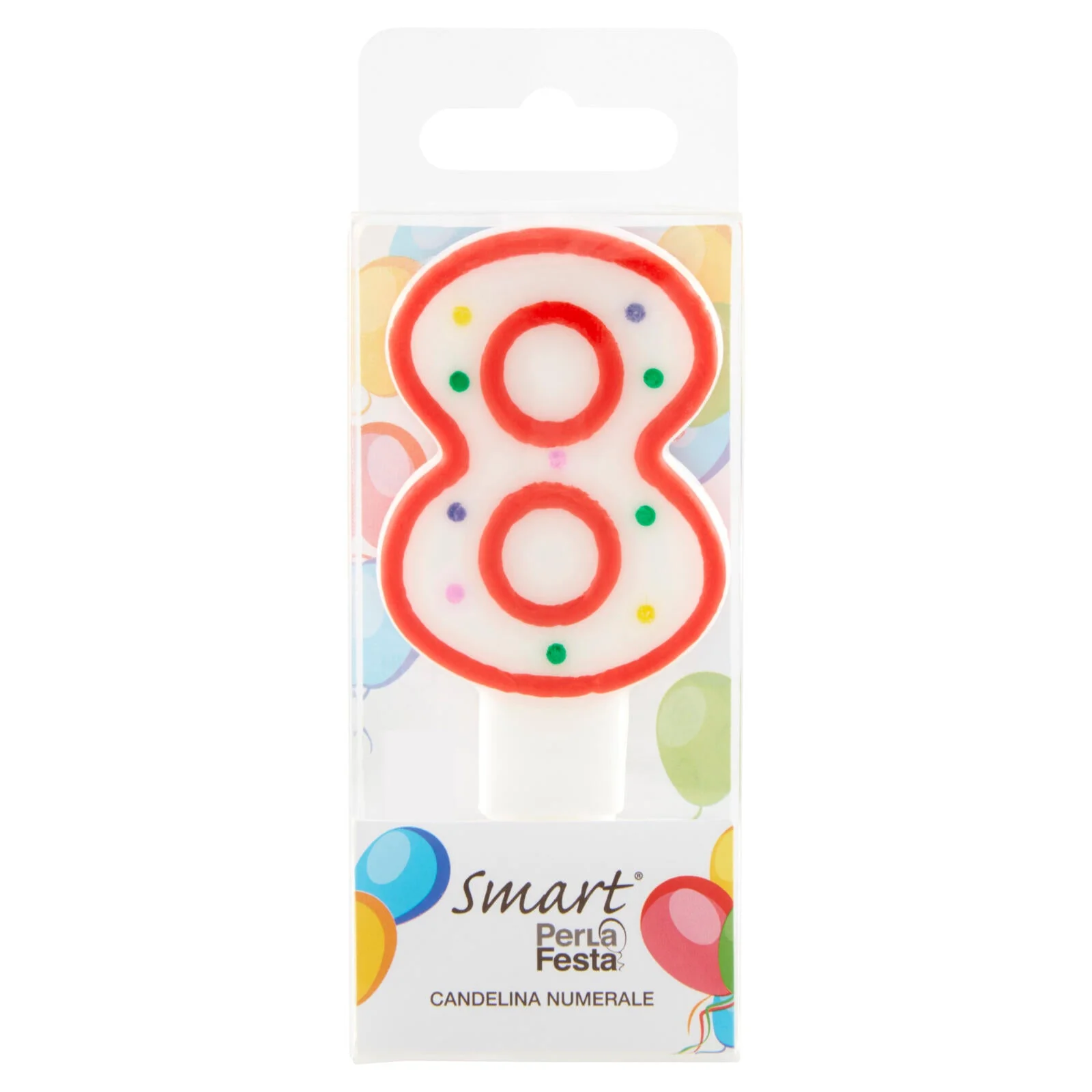 Smart PerLa Festa Candelina Numerale 8 1 pz - Image 3