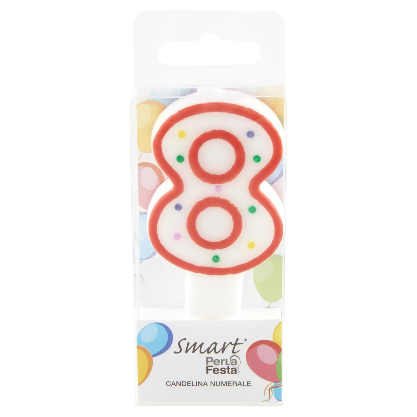 Smart PerLa Festa Candelina Numerale 8 1 pz - Image 4