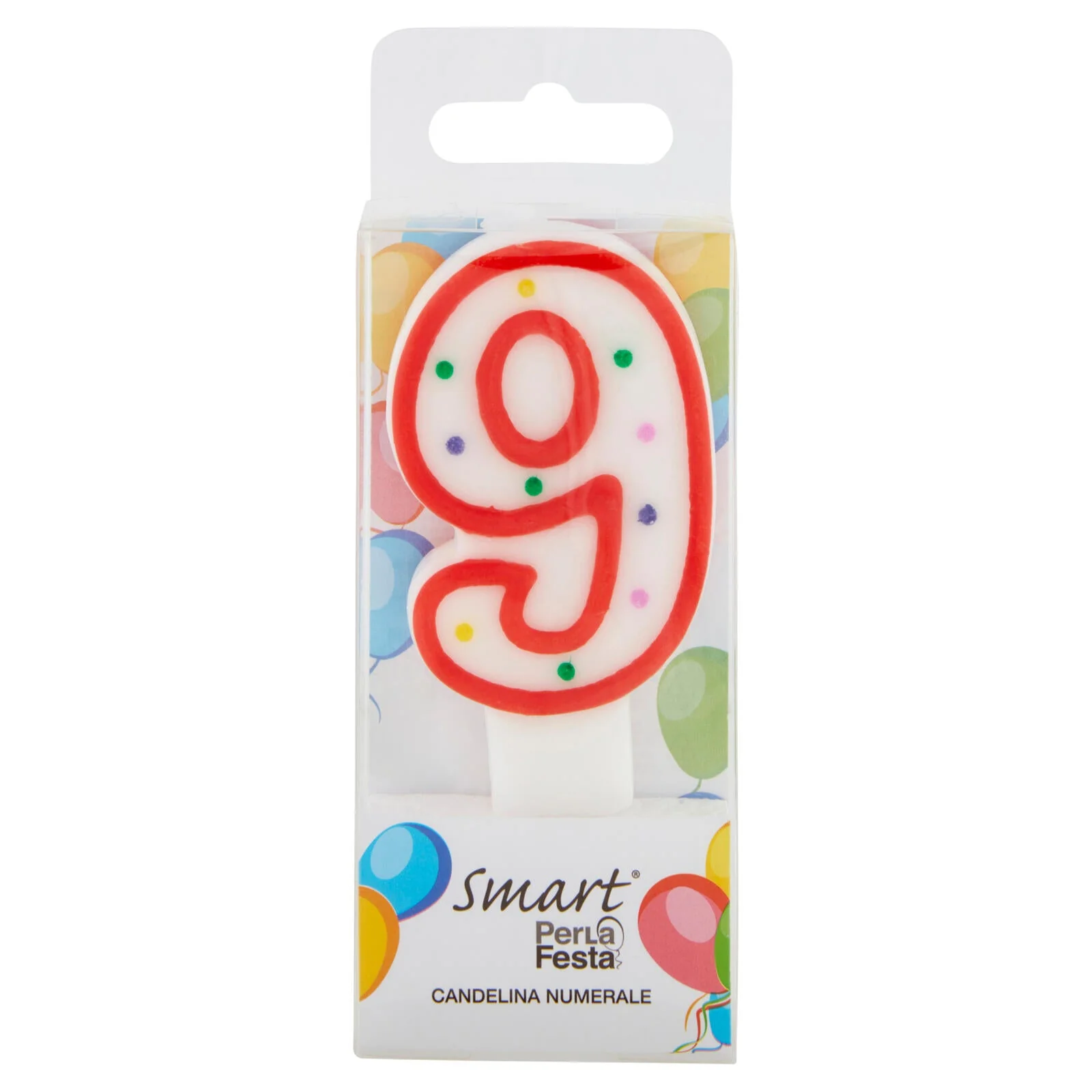Smart PerLa Festa Candelina Numerale 9 1 pz - Image 2