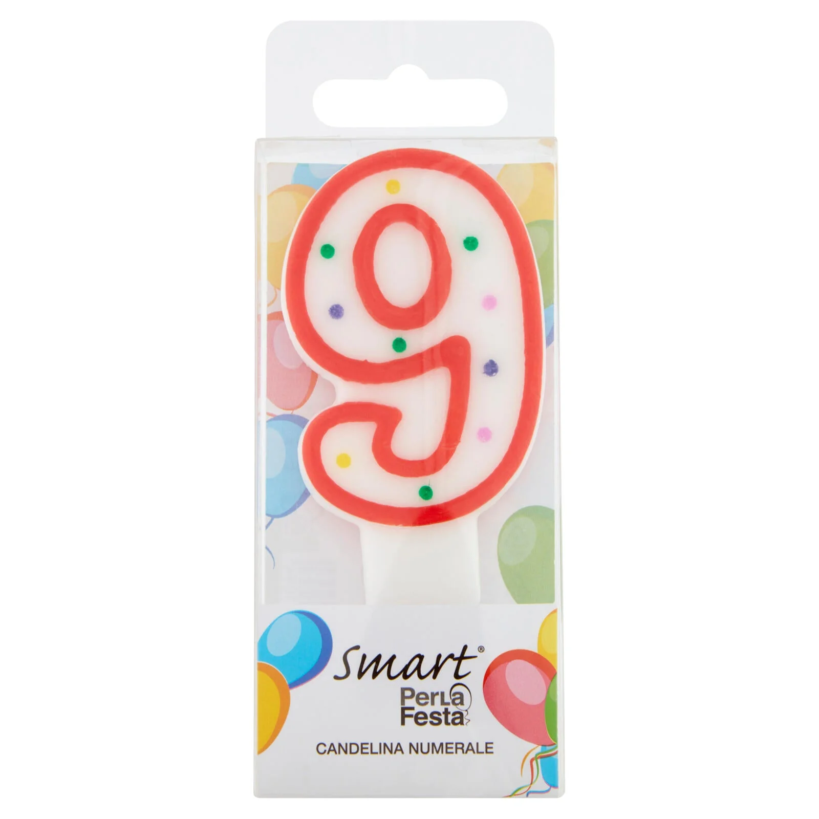 Smart PerLa Festa Candelina Numerale 9 1 pz - Image 3