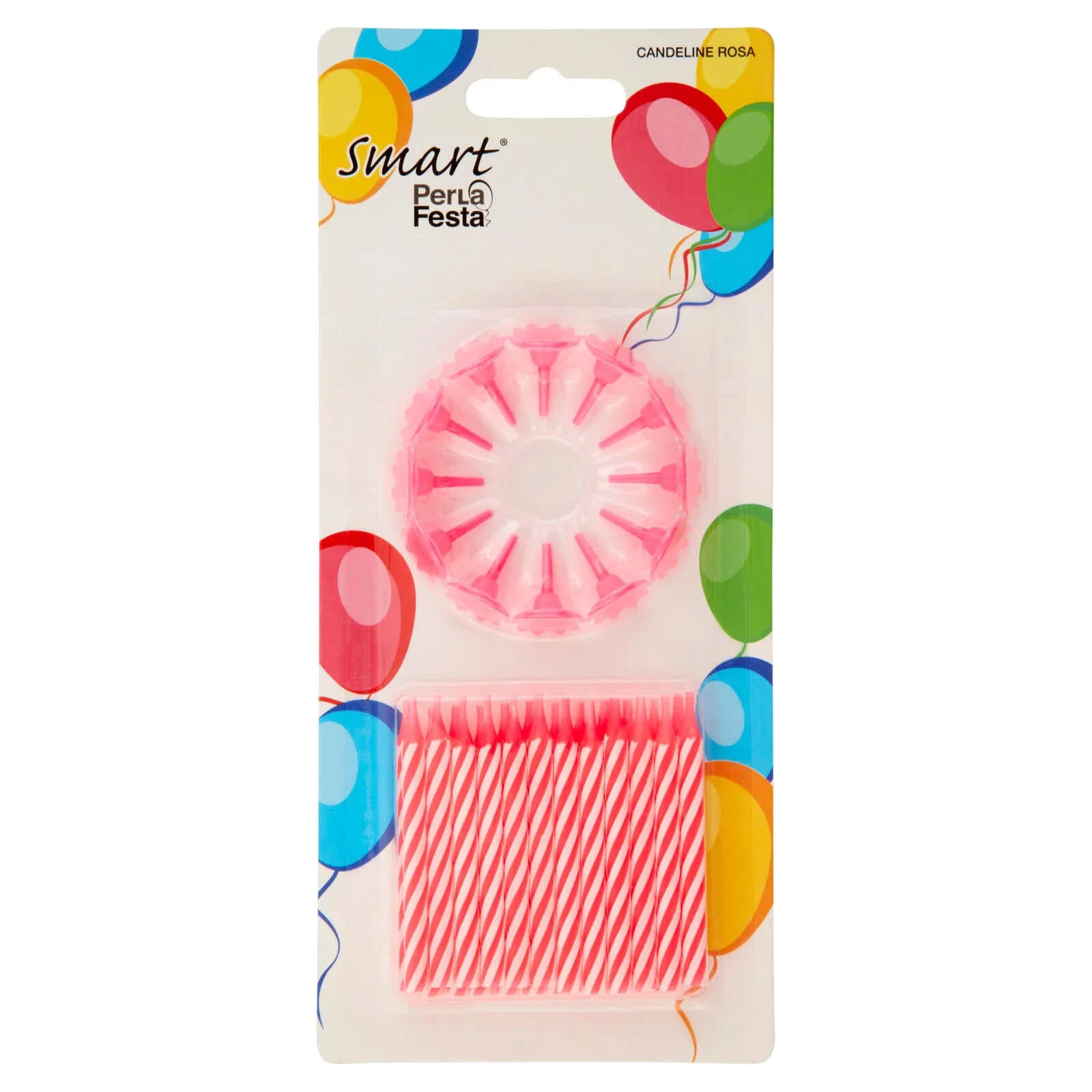 Smart PerLa Festa Candeline Rosa 24 pz - Image 2