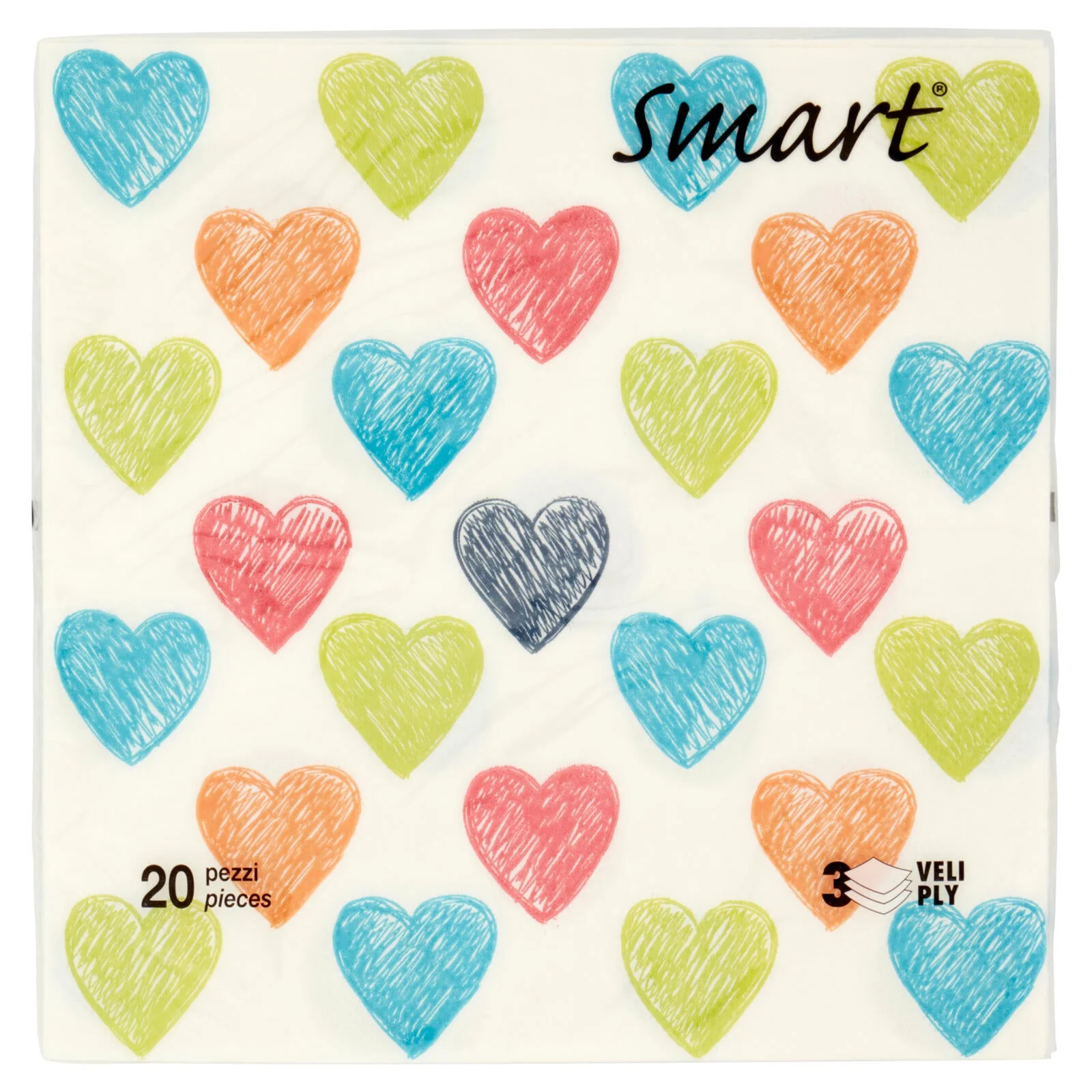 Smart Tovaglioli 3 Veli 33x33 cm 20 pz - Image 2