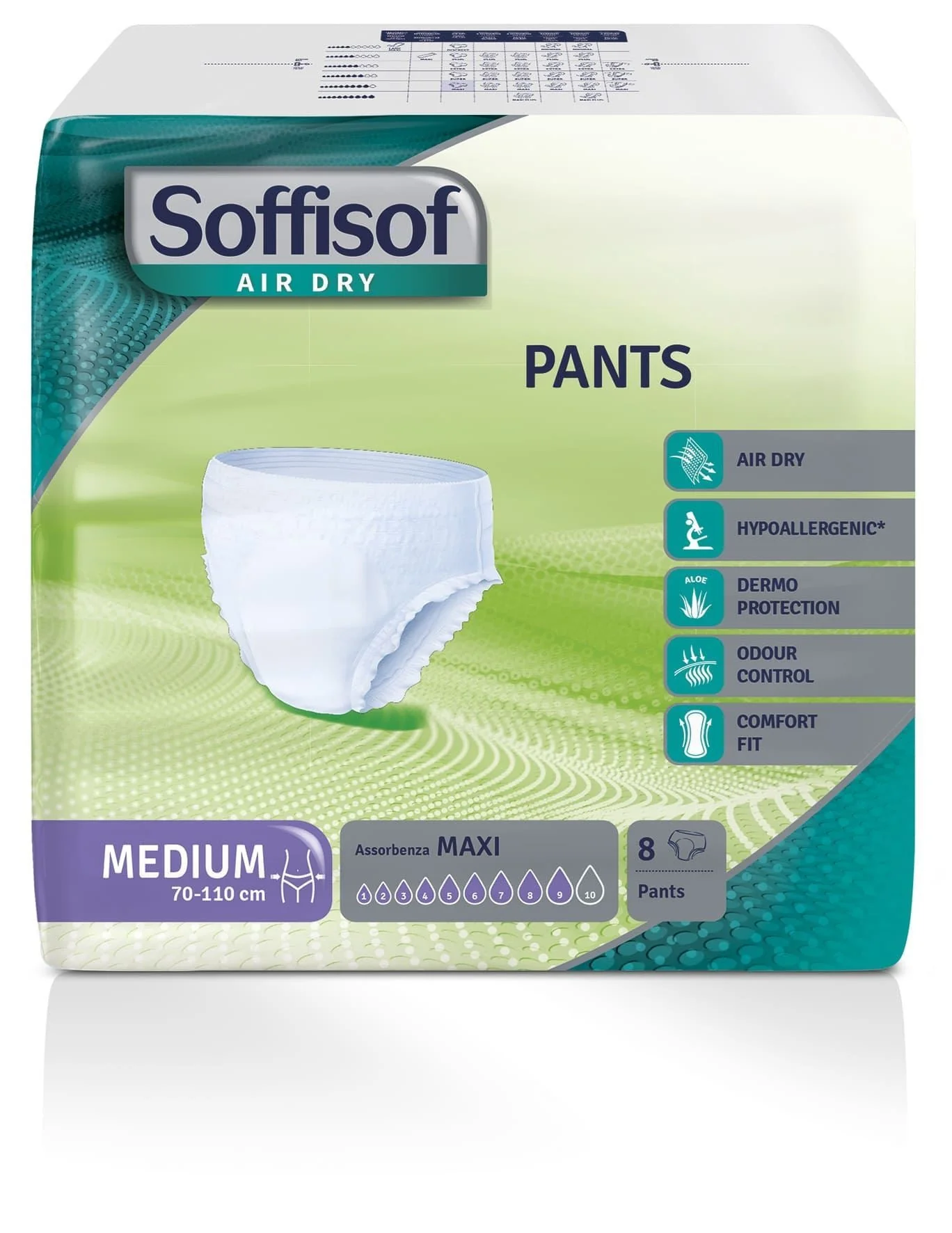 Soffisof - Air Dry Pants Medio - 8 Pezzi
