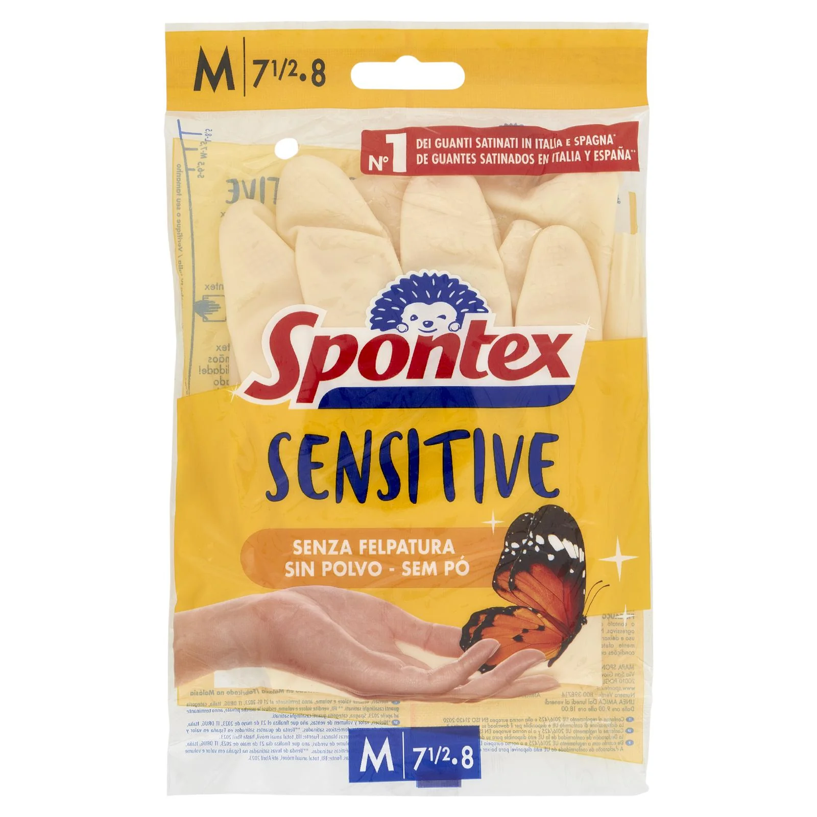 Spontex Guanti Casalinghi Sensitive Taglia M