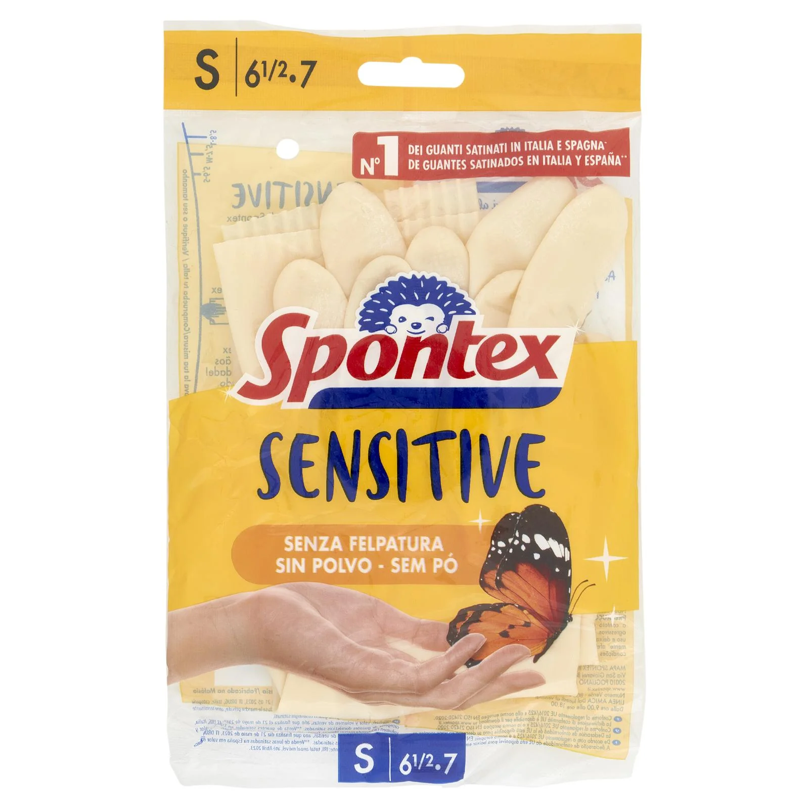 Spontex Guanti Casalinghi Sensitive Taglia S