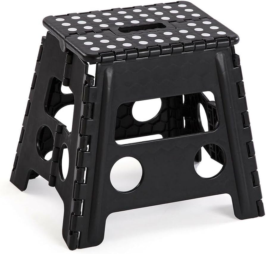 St Sgabello Pieghevole in Plastica Ass 29x22xh32 cm