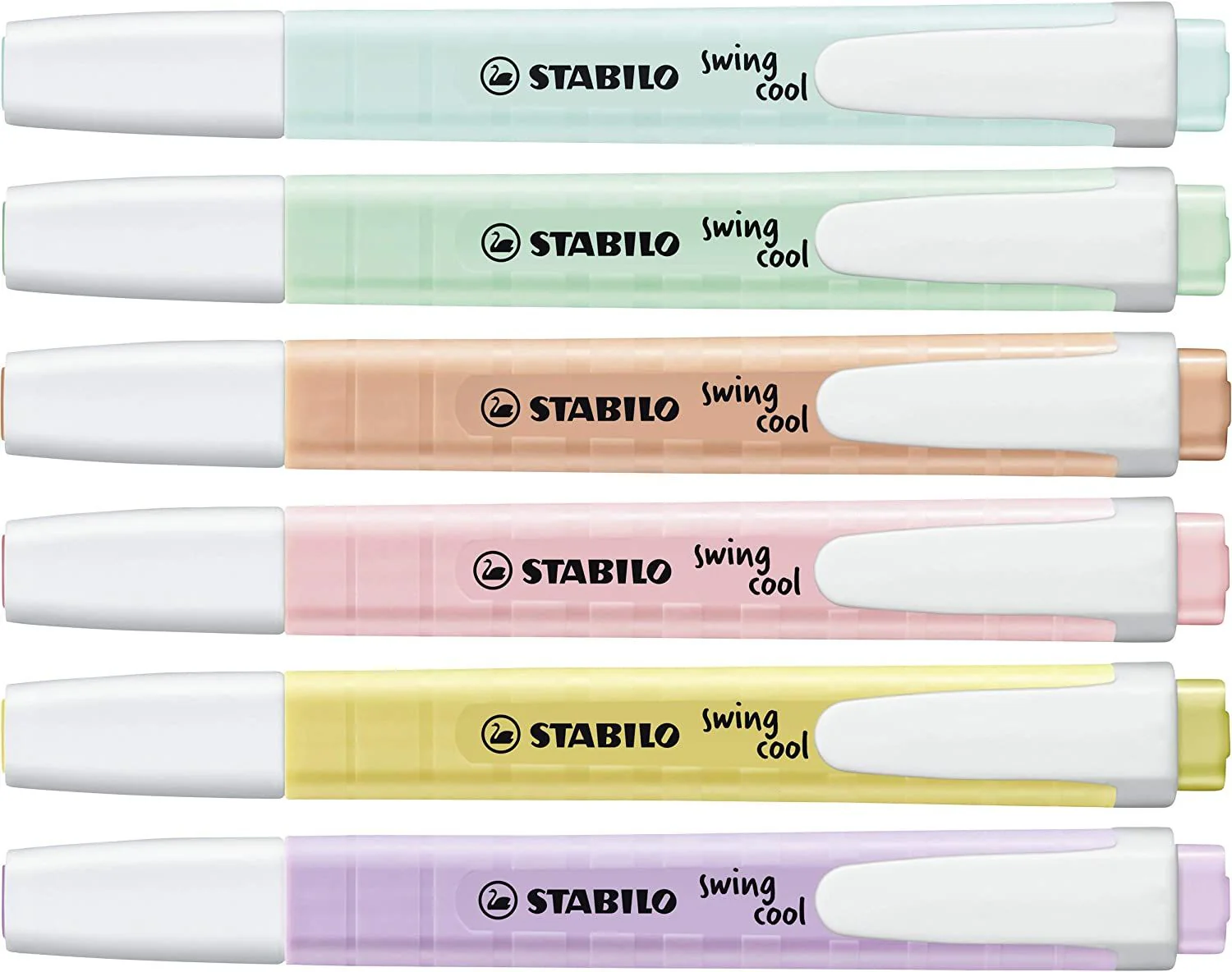 STABILO Pastel Collection Set – Confezione mista 13 pezzi: 6 swing cool pastel, 3 point 88, 3 pointMax, 1 righello stencil - Image 2