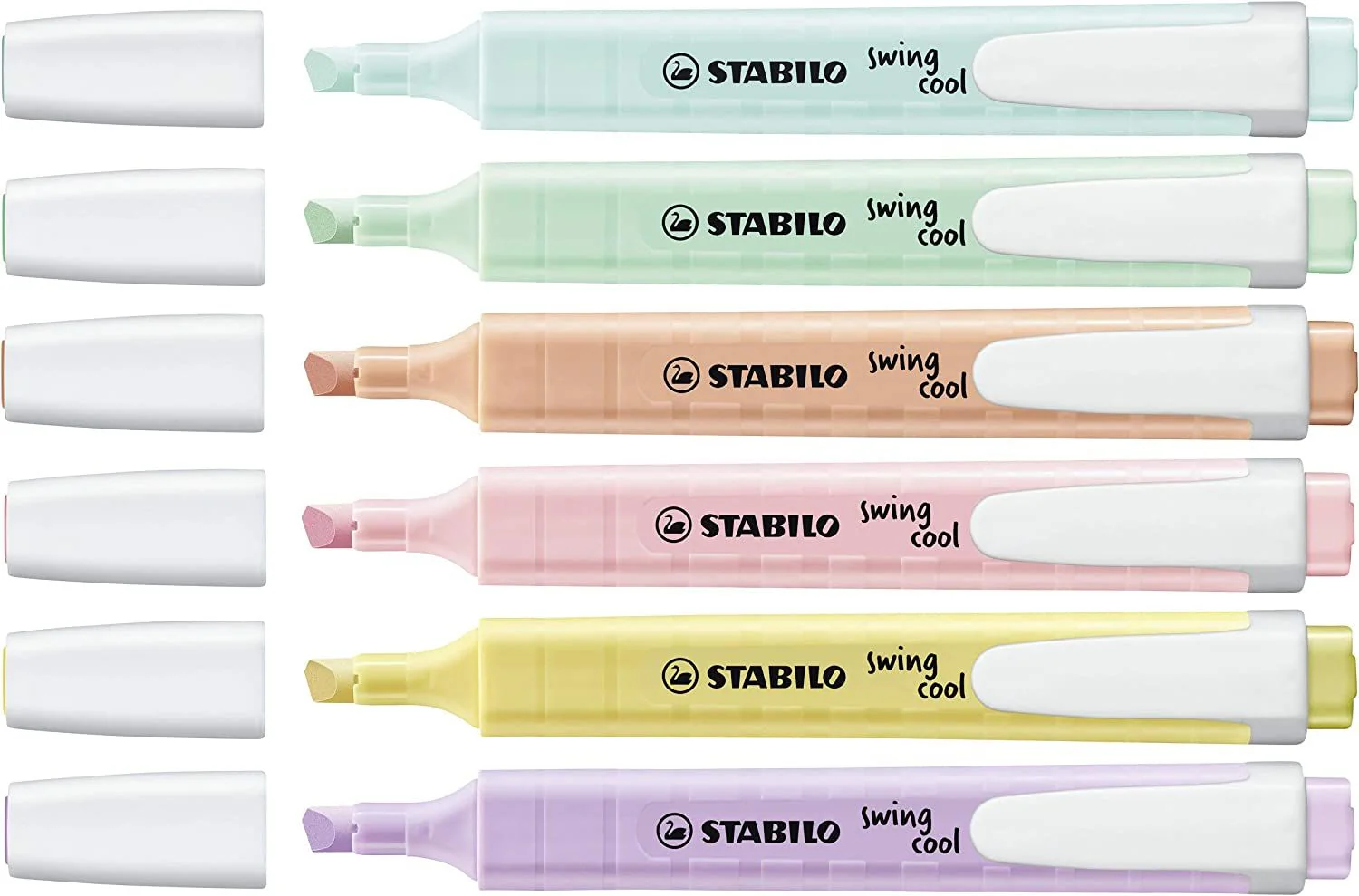 STABILO Pastel Collection Set – Confezione mista 13 pezzi: 6 swing cool pastel, 3 point 88, 3 pointMax, 1 righello stencil - Image 3