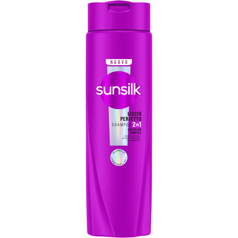 Sunsilk Shampoo 2 IN 1 Lisci 250 Ml