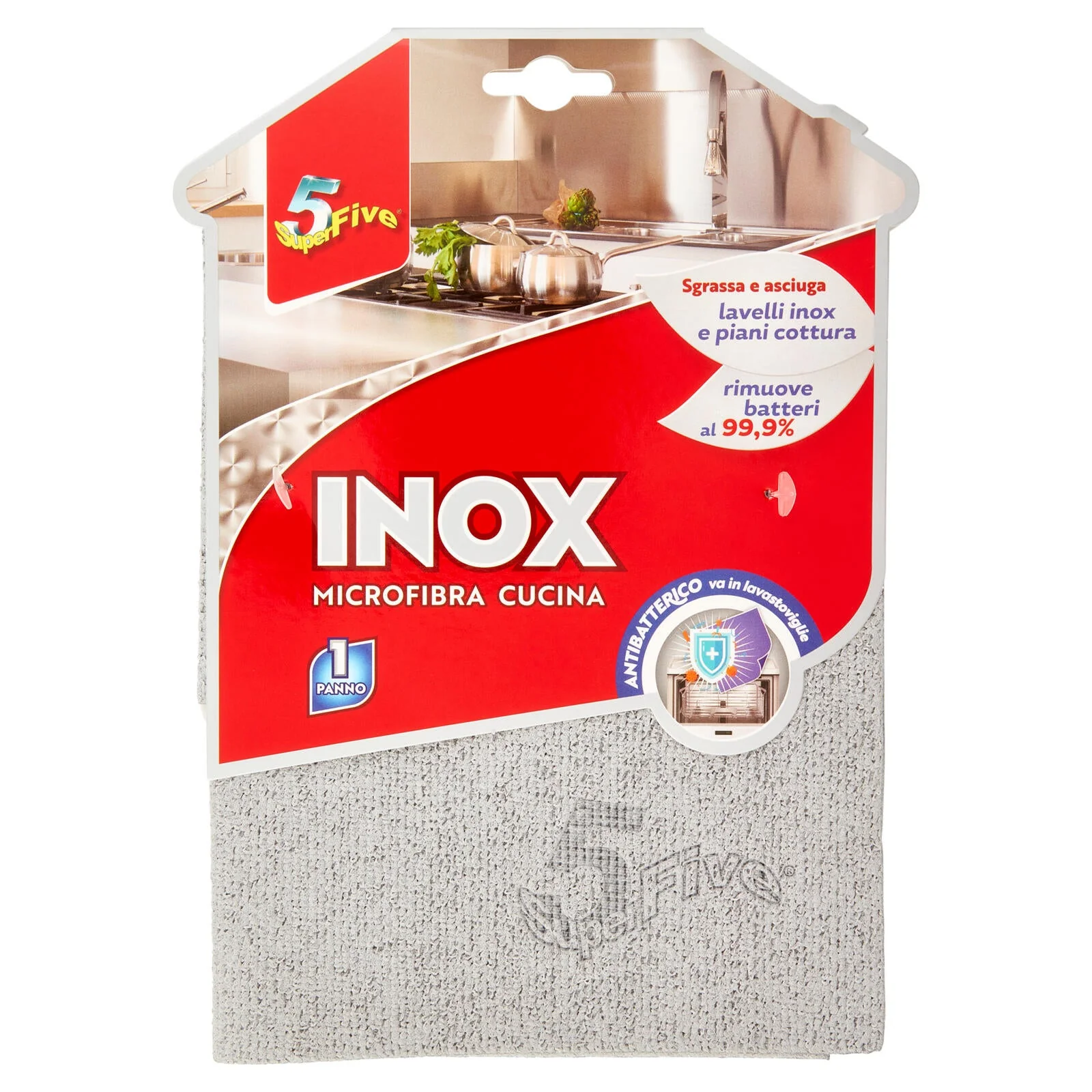 Super5 Inox Microfibra Cucina 1 pz - Image 2