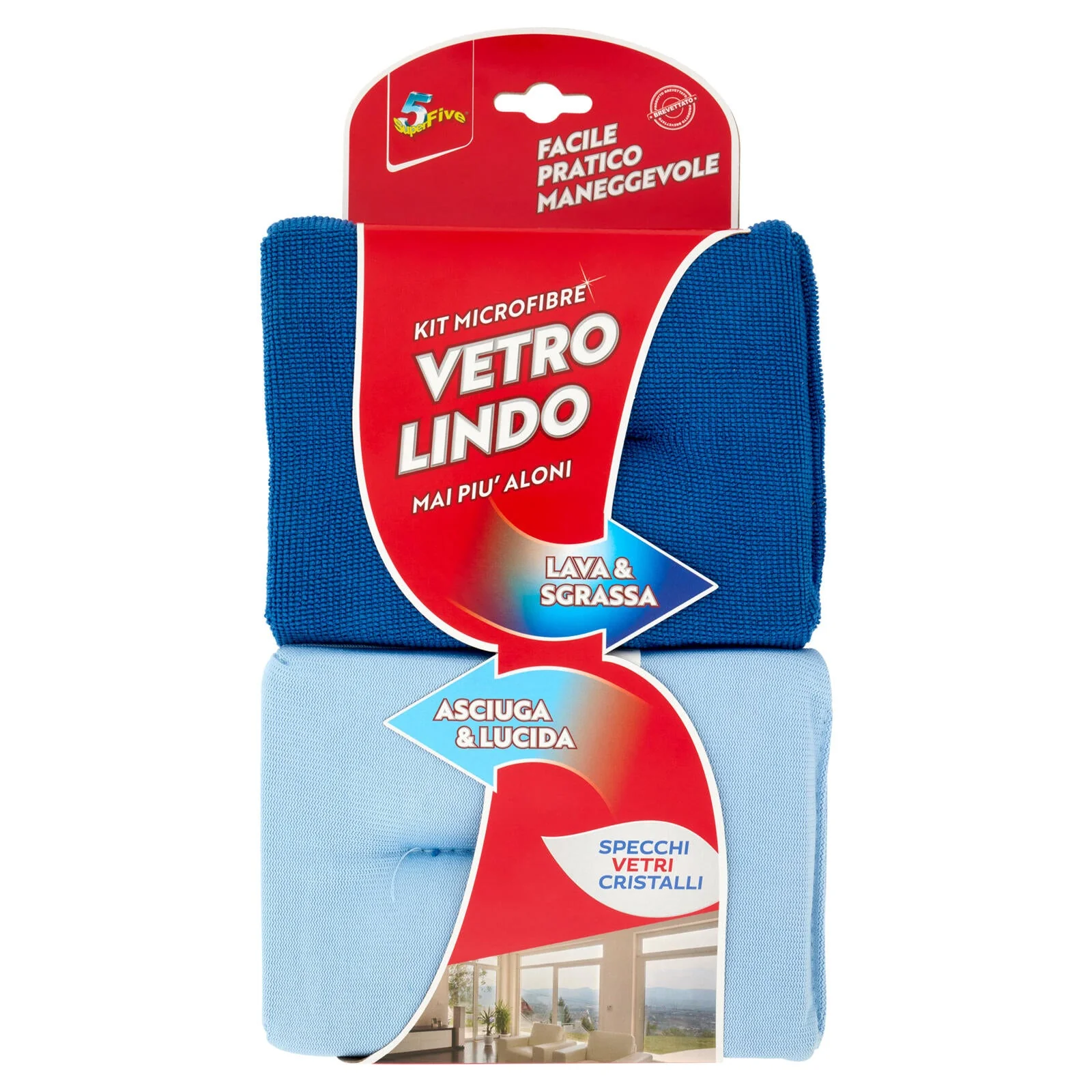 Super5 Kit Microfibre Vetro Lindo 2 pz - Image 2