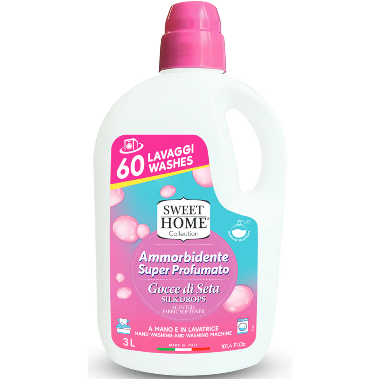 Sweet Home - Ammorbidente Super Profumato Gocce di Seta - 60 Lavaggi (3 Litri) - Image 4
