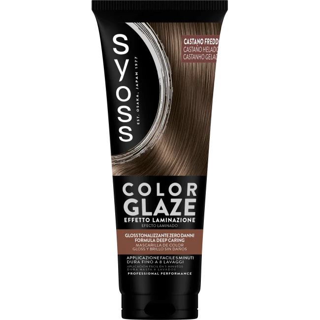 Syoss Color Glaze Tubo 130 Ml Castano Freddo