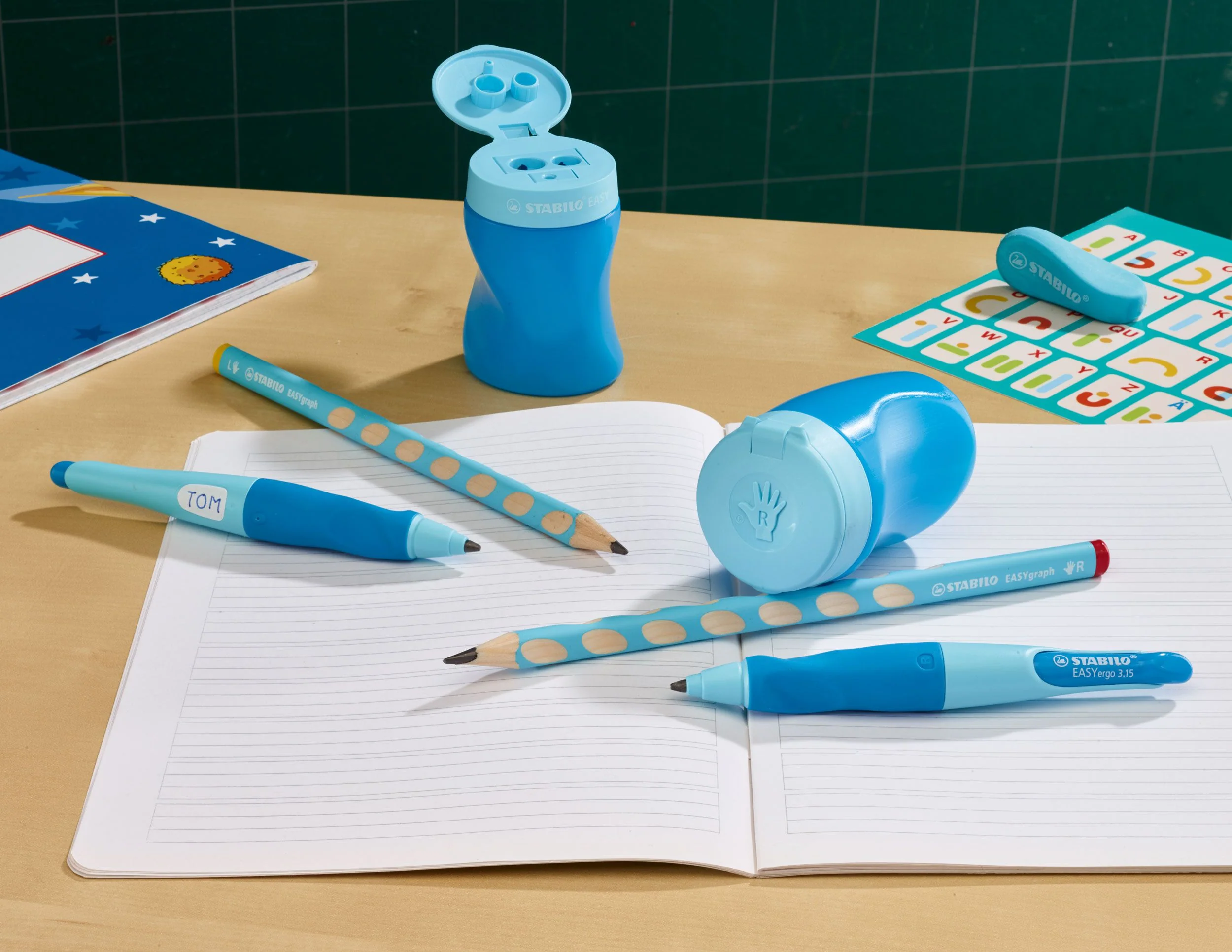 Temperamatite Ergonomico - STABILO EASYtemperino per Destrimani - Azzurro - Image 4