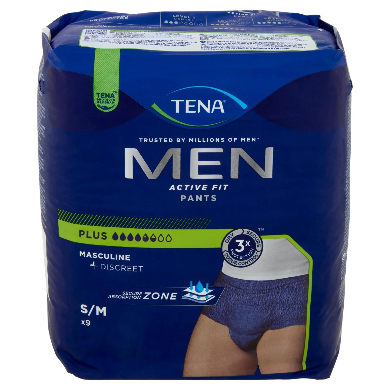 Tena Men Active Fit Pants Plus S/M 9 pz - Image 2