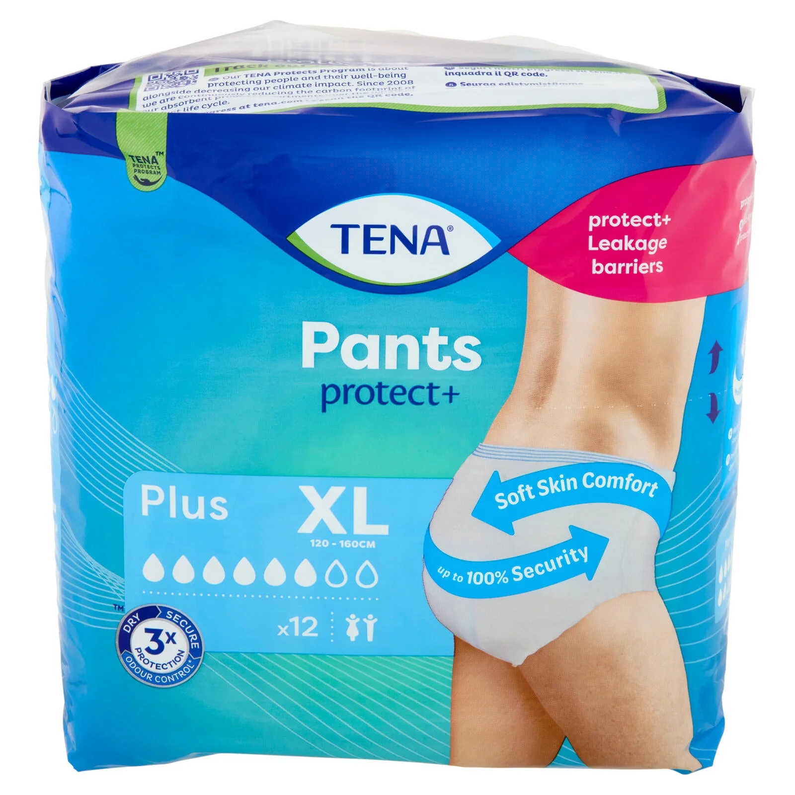Tena Pants protect+ Plus XL 12 pz - Image 2