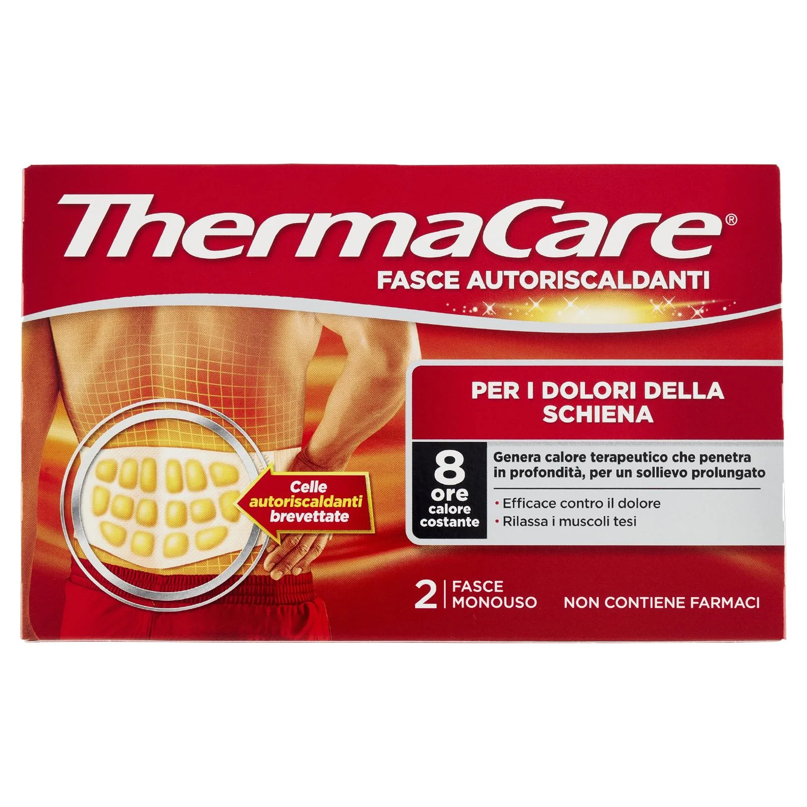 ThermaCare Fasce Autoriscaldanti per i Dolori della Schiena 2 pz
