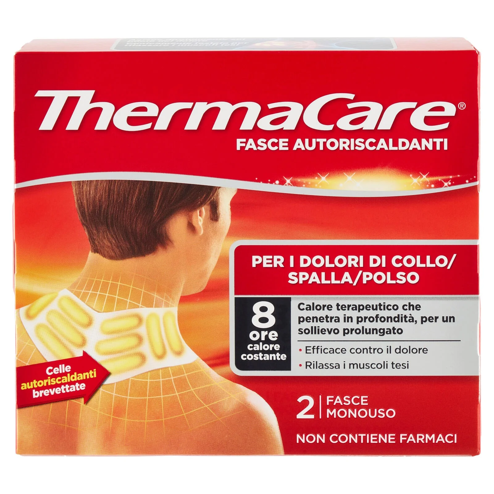ThermaCare Fasce Autoriscaldanti per i Dolori di Collo/Spalla/Polso 2 pz - Image 2