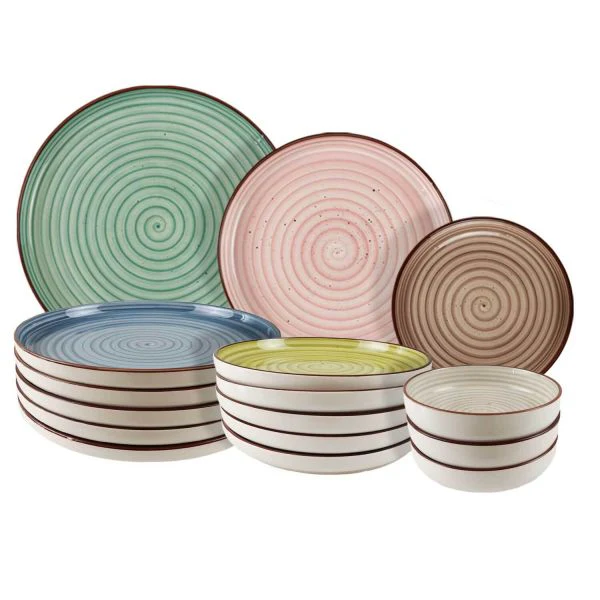 Tog Servizio Tavola Urban pastel 18 pz