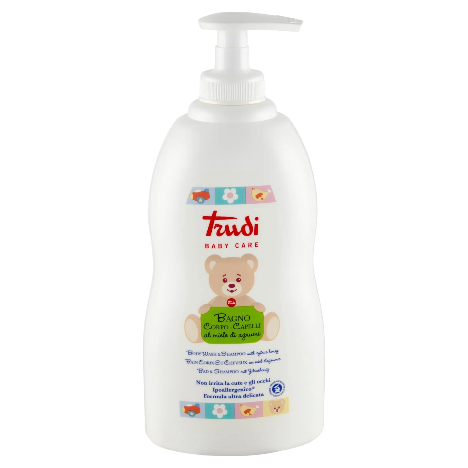Trudi Baby Care Bagno Corpo-Capelli al miele di agrumi 500 ml - Image 2