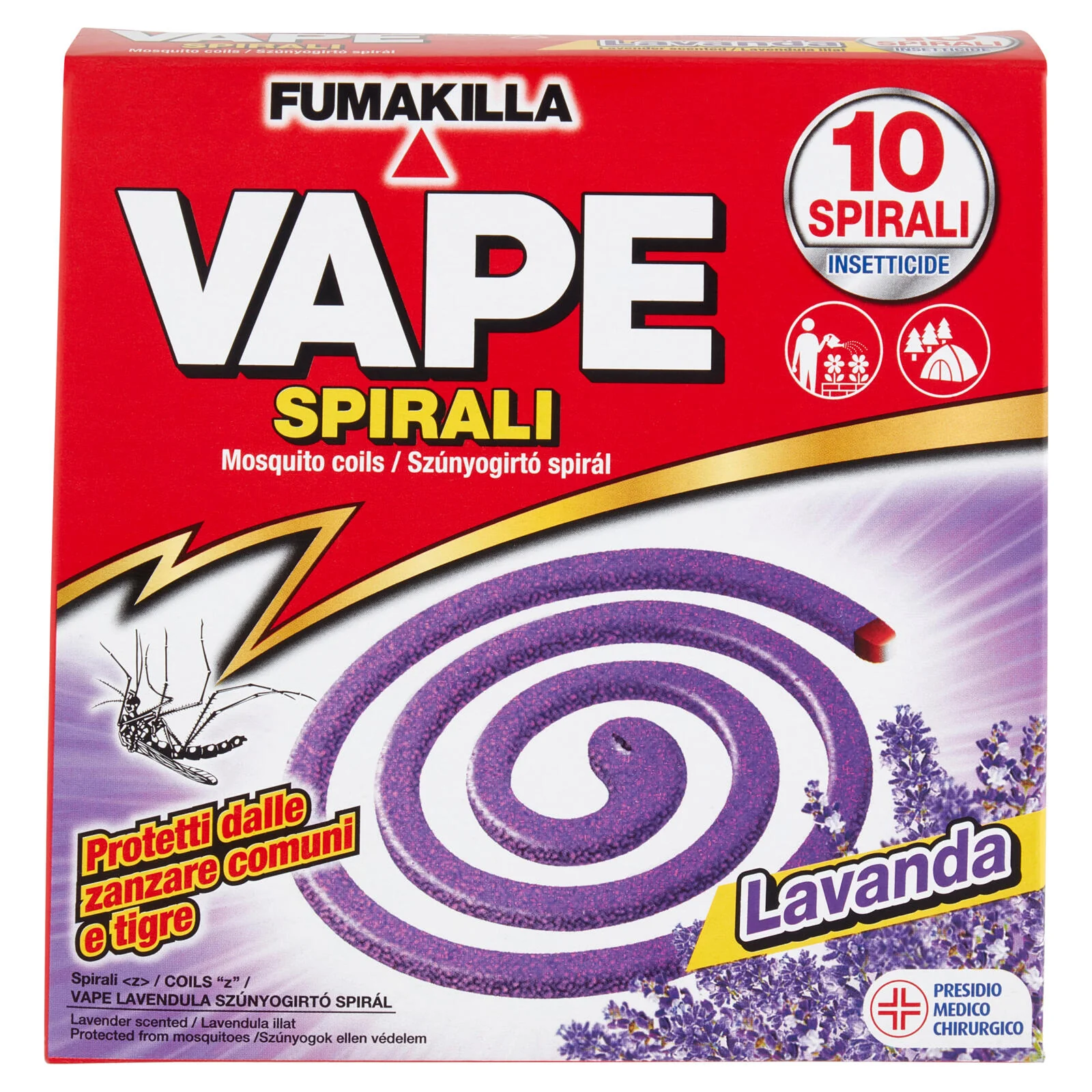 VAPE Spirali Lavanda 10 pz - Image 2