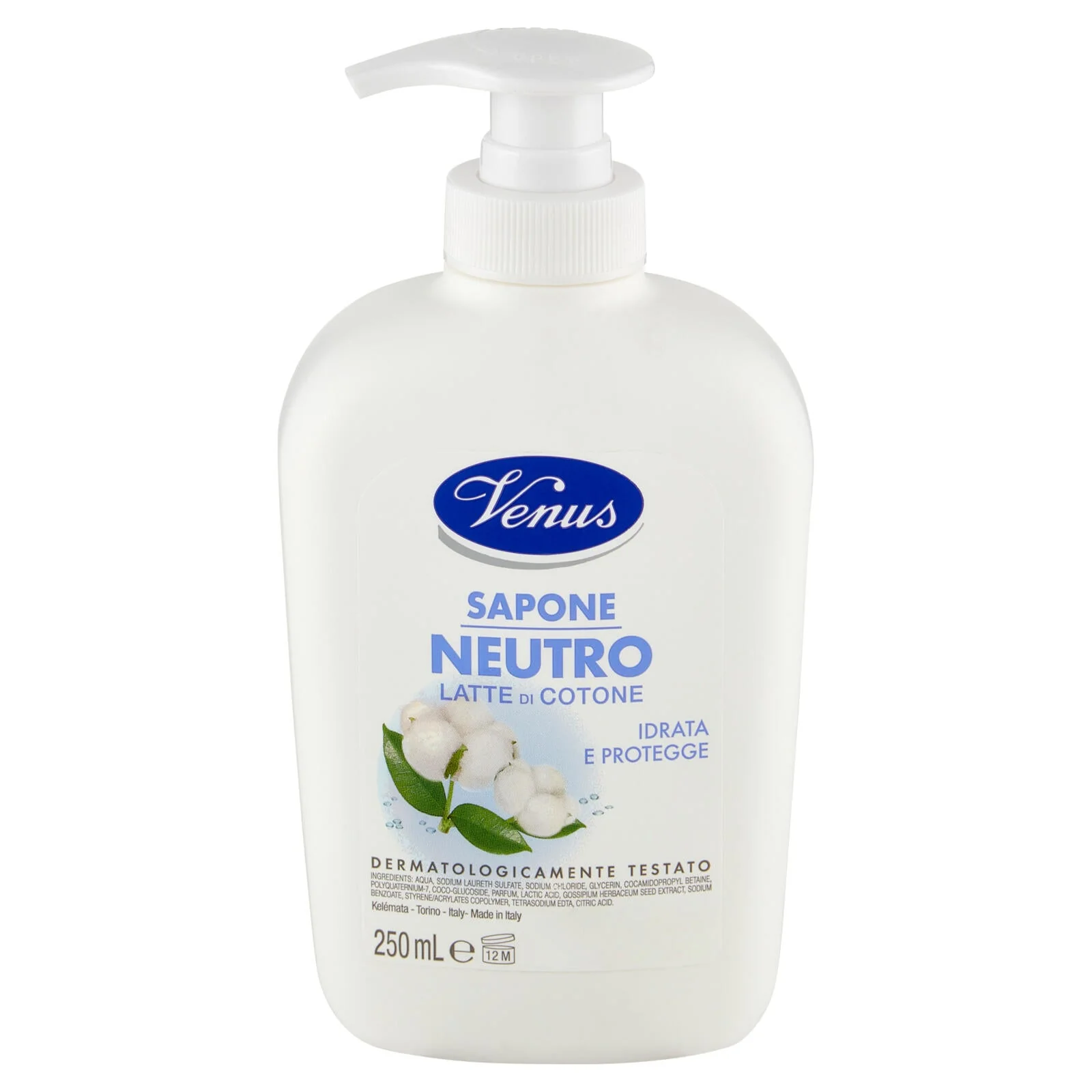 Venus Sapone Neutro Latte di Cotone 250 mL - Image 2