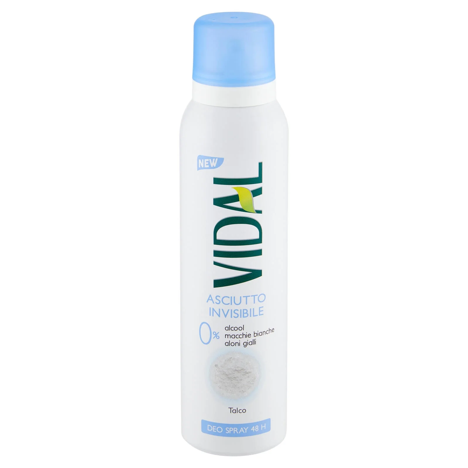 Vidal Asciutto Invisibile Talco Deo Spray 48 h 150 ml - Image 2