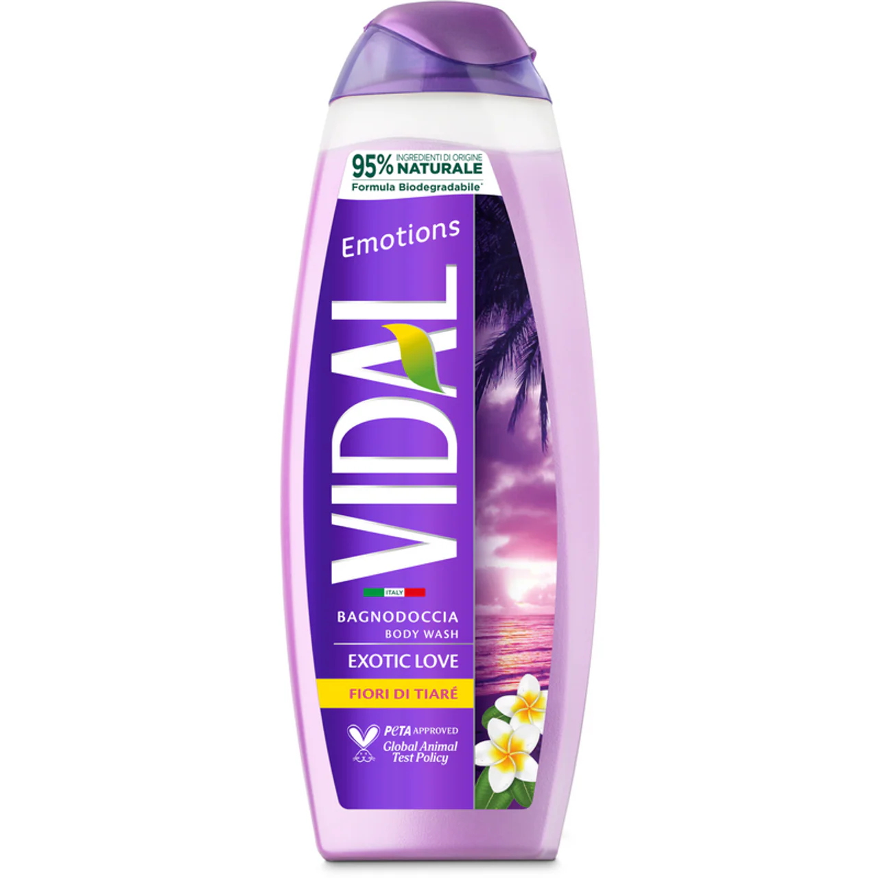 Vidal - Bagno Schiuma Emot.Fiori Tiaré - 500 Ml