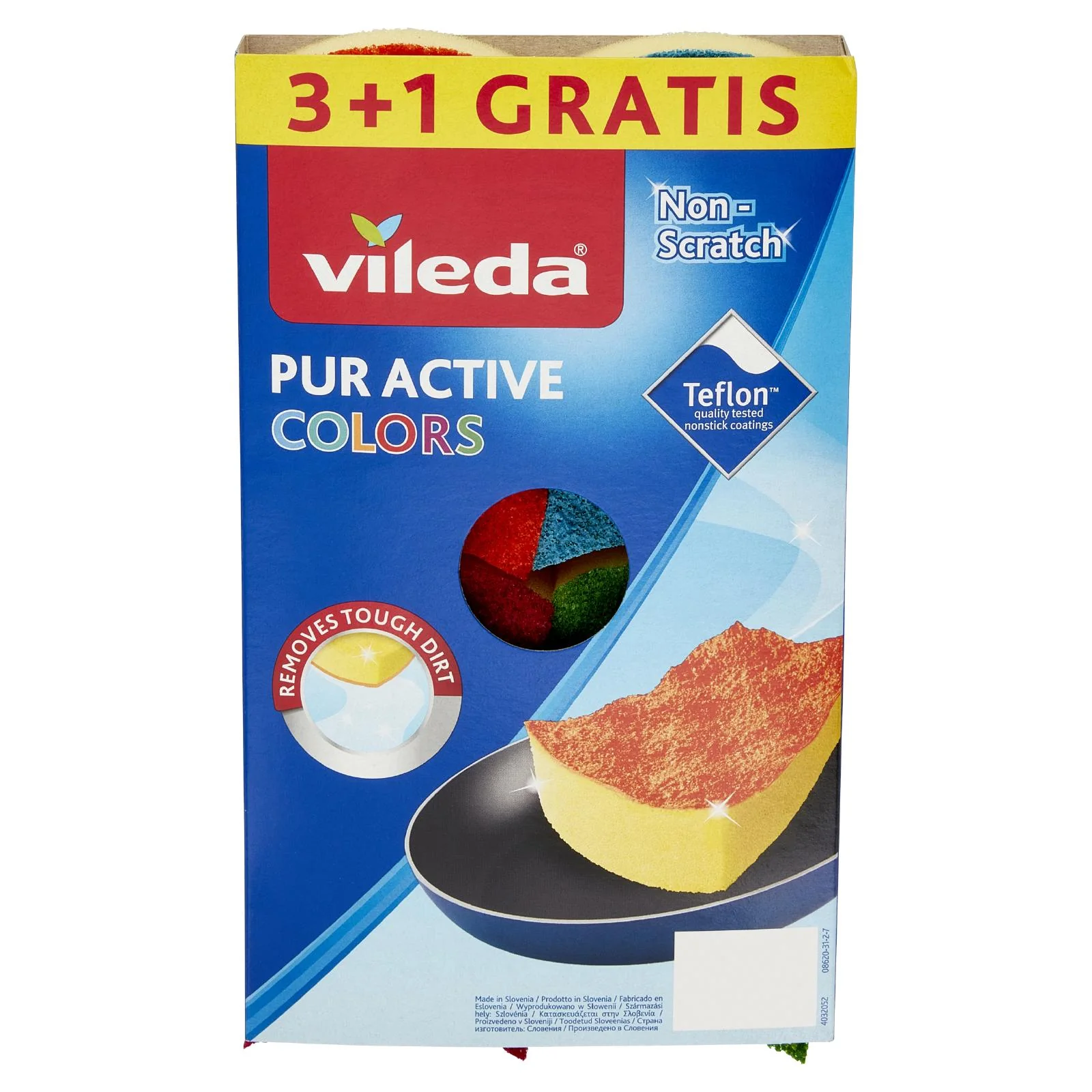 Vileda Pur Active Ondattiva Colors 4 pz - Image 4