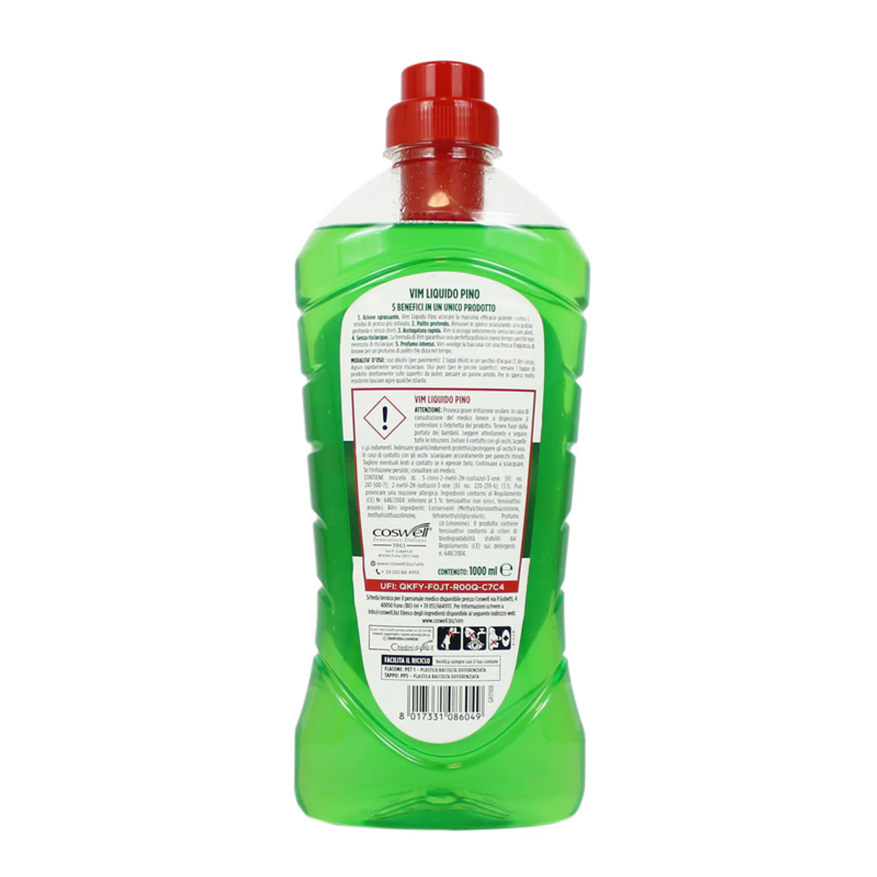Vim - Liquido Pavimenti & Altre Superfici 5In1 Sgrassante Pino - 1000 Ml - Image 3