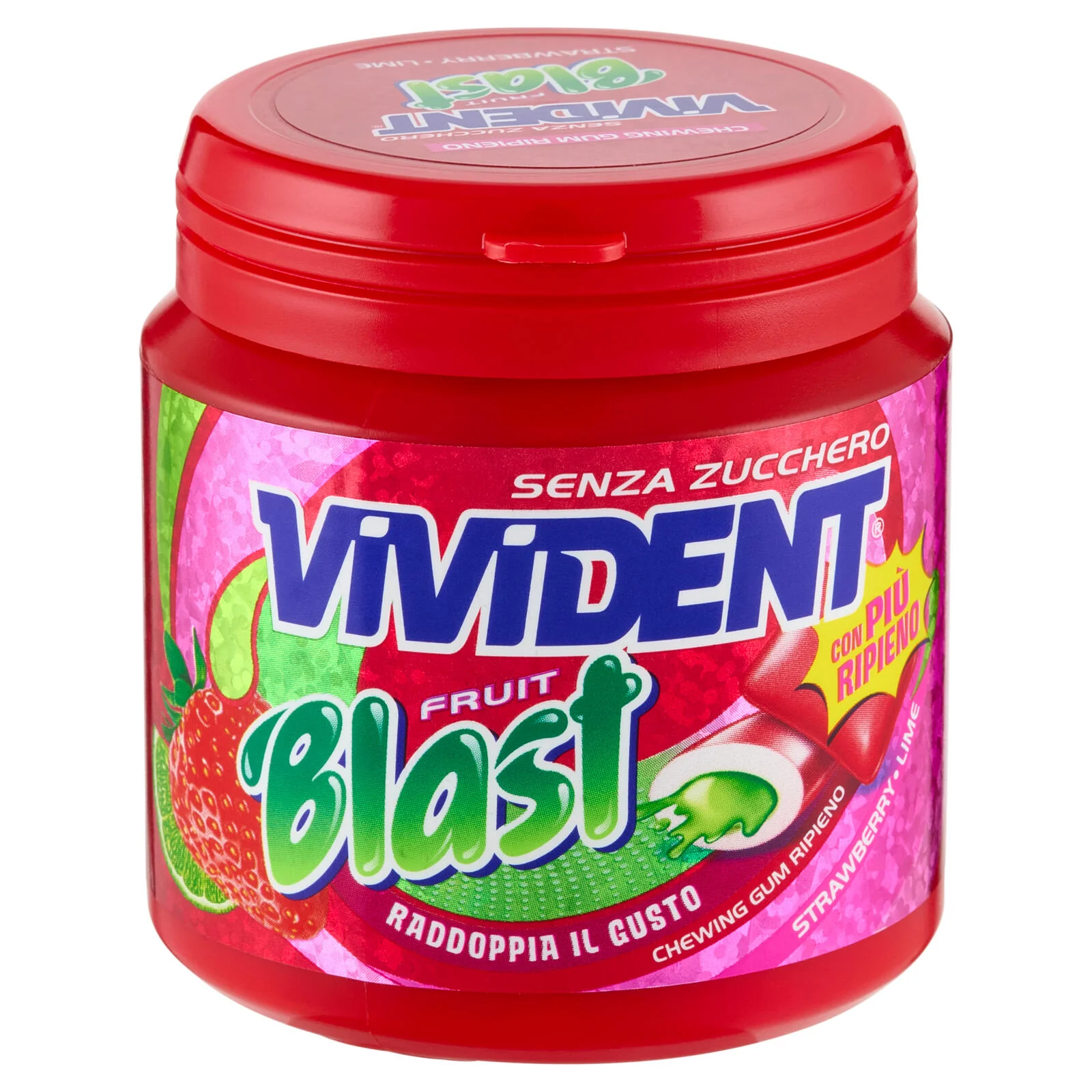 Vivident Fruit Blast Strawberry Lime 108 g - Image 2