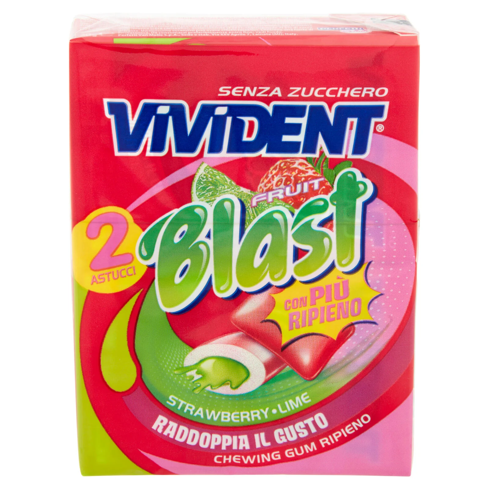 Vivident Fruit Blast Strawberry Lime 2 x 30 g - Image 2