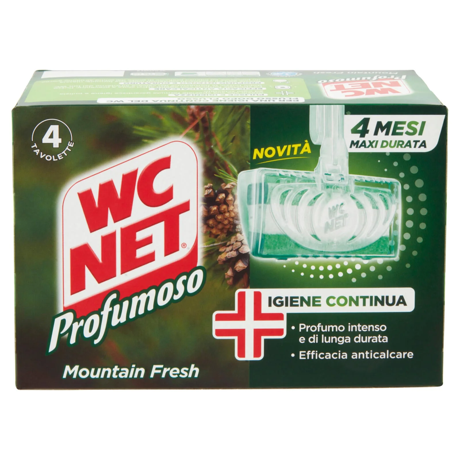 WC Net Profumoso Mountain fresh 4 x 34 g - Image 2