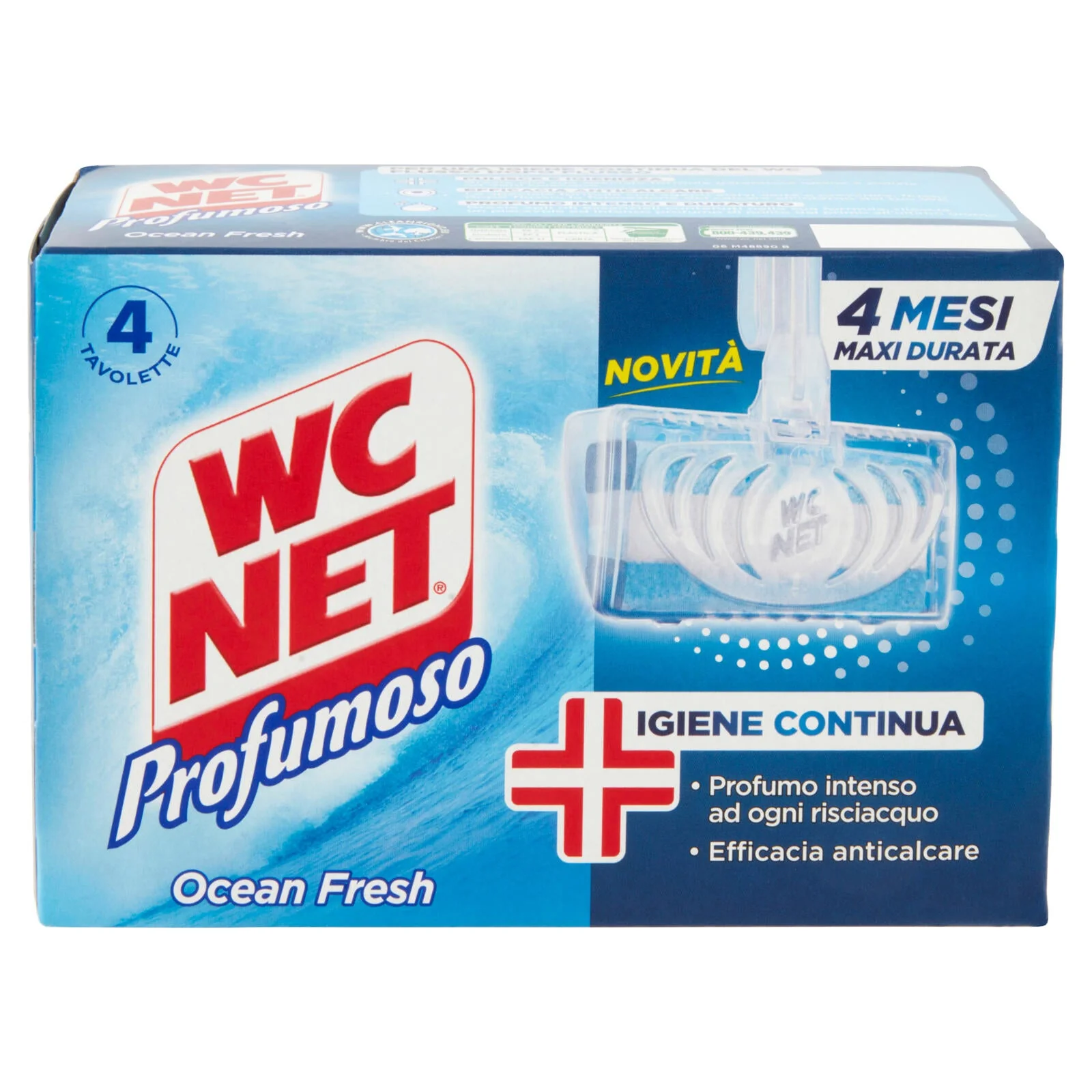 WC Net Profumoso Ocean fresh 4 x 34 g - Image 2