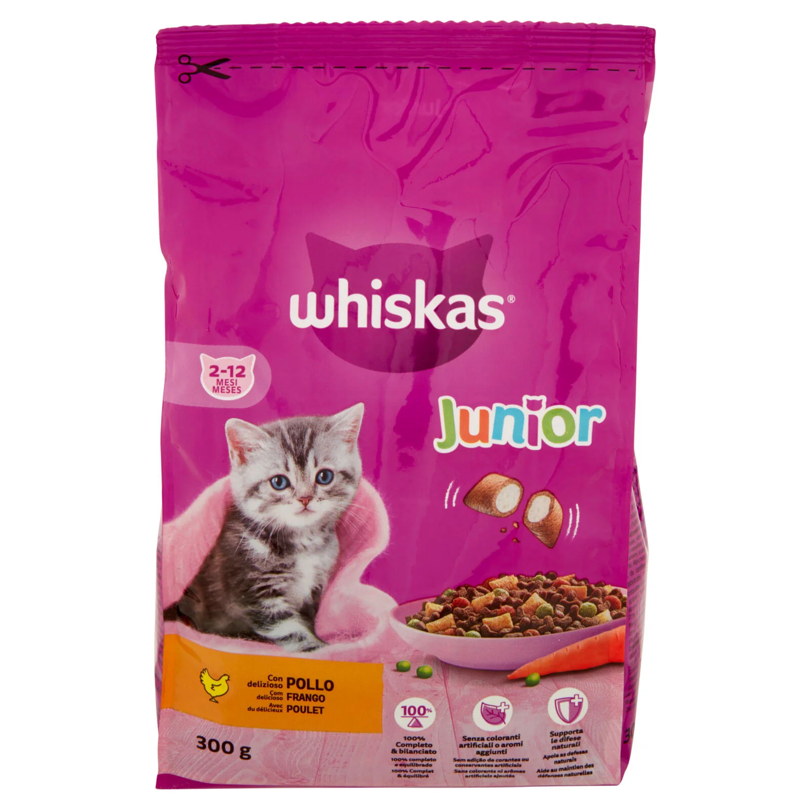 Whiskas Junior Crocchette con delizioso Pollo 300 g - Image 2