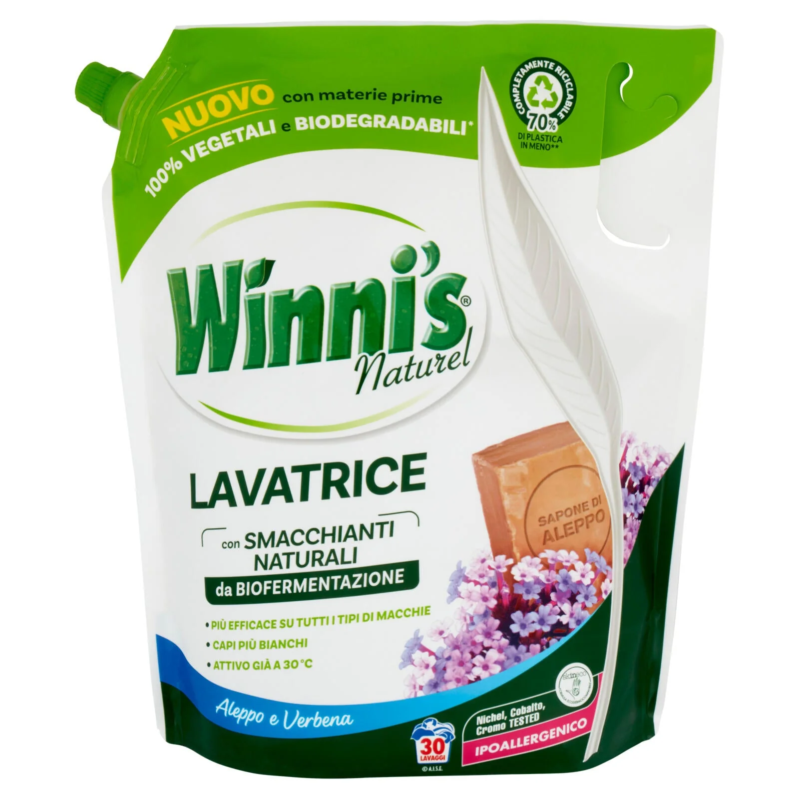 Winni's Naturel Lavatrice Aleppo e Verbena pouch 30 Lavaggi 1,35 l - Image 2