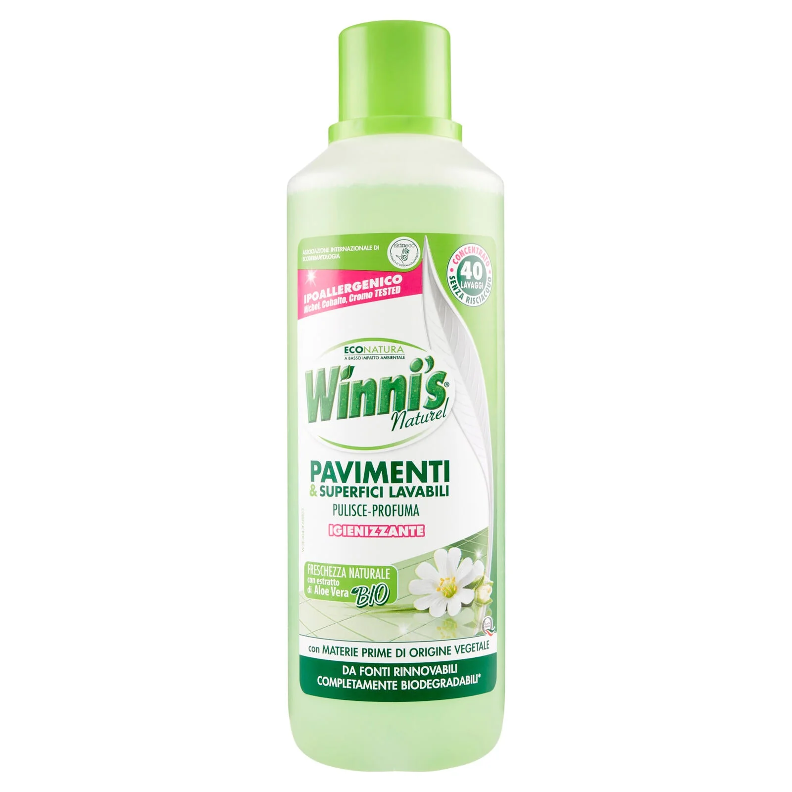 Winni's Naturel Pavimenti & Superfici Lavabili Igienizzante 1000 ml - Image 2