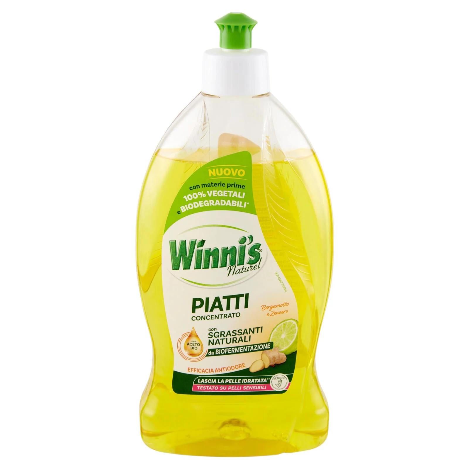 Winni's Naturel Piatti Concentrato Bergamotto e Zenzero 480 ml - Image 2