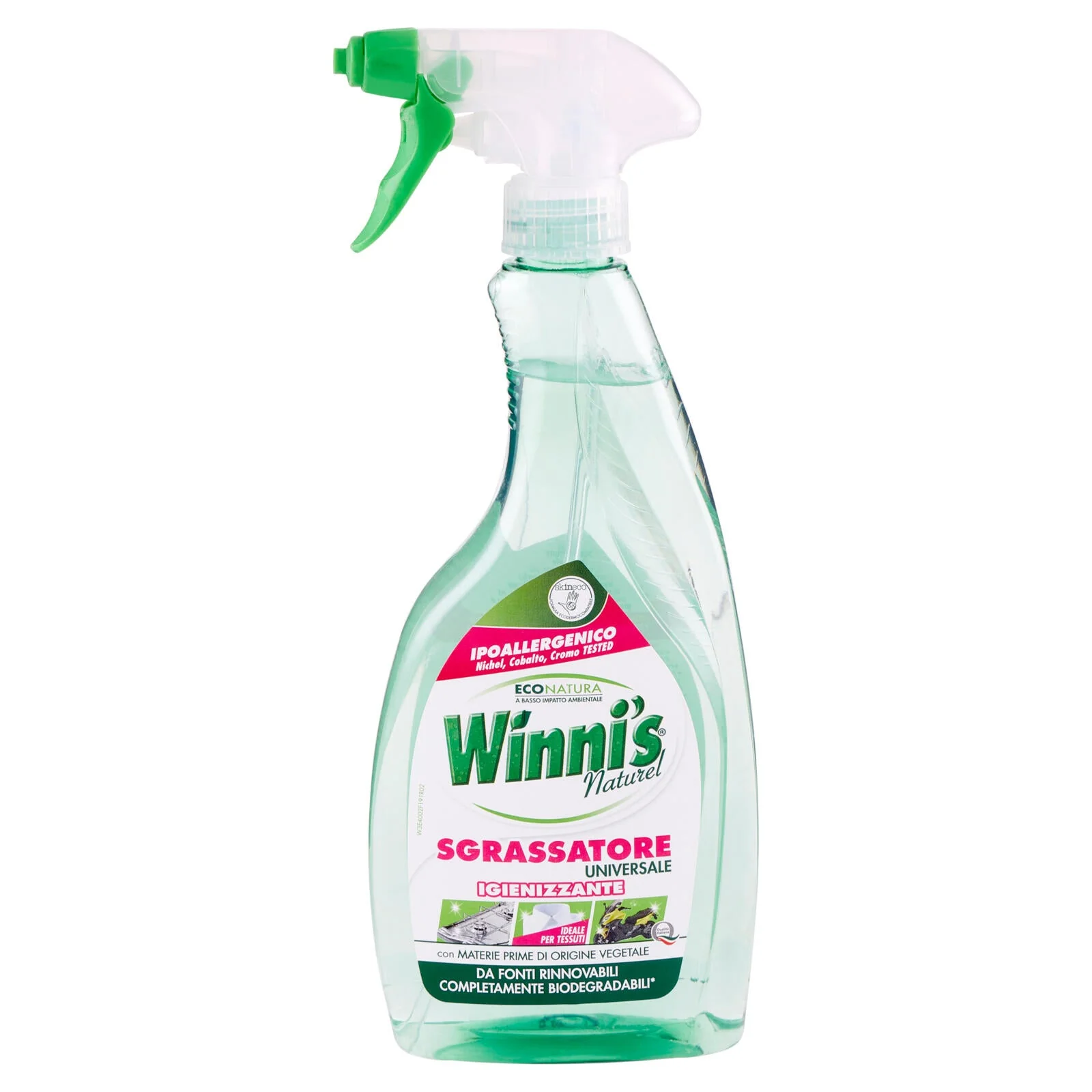 Winni's Naturel Sgrassatore Universale Igienizzante 500 ml - Image 2