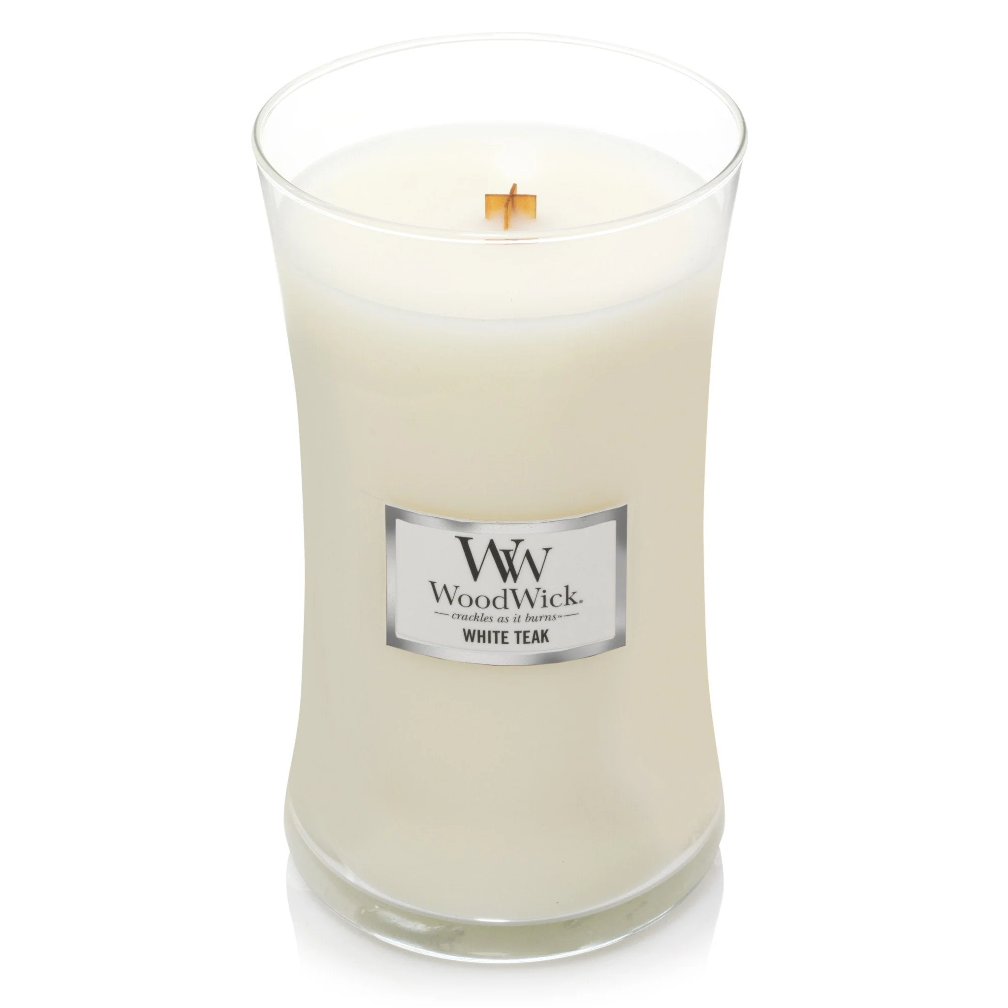 Woodwick - Candela Grande White Teak - Image 2