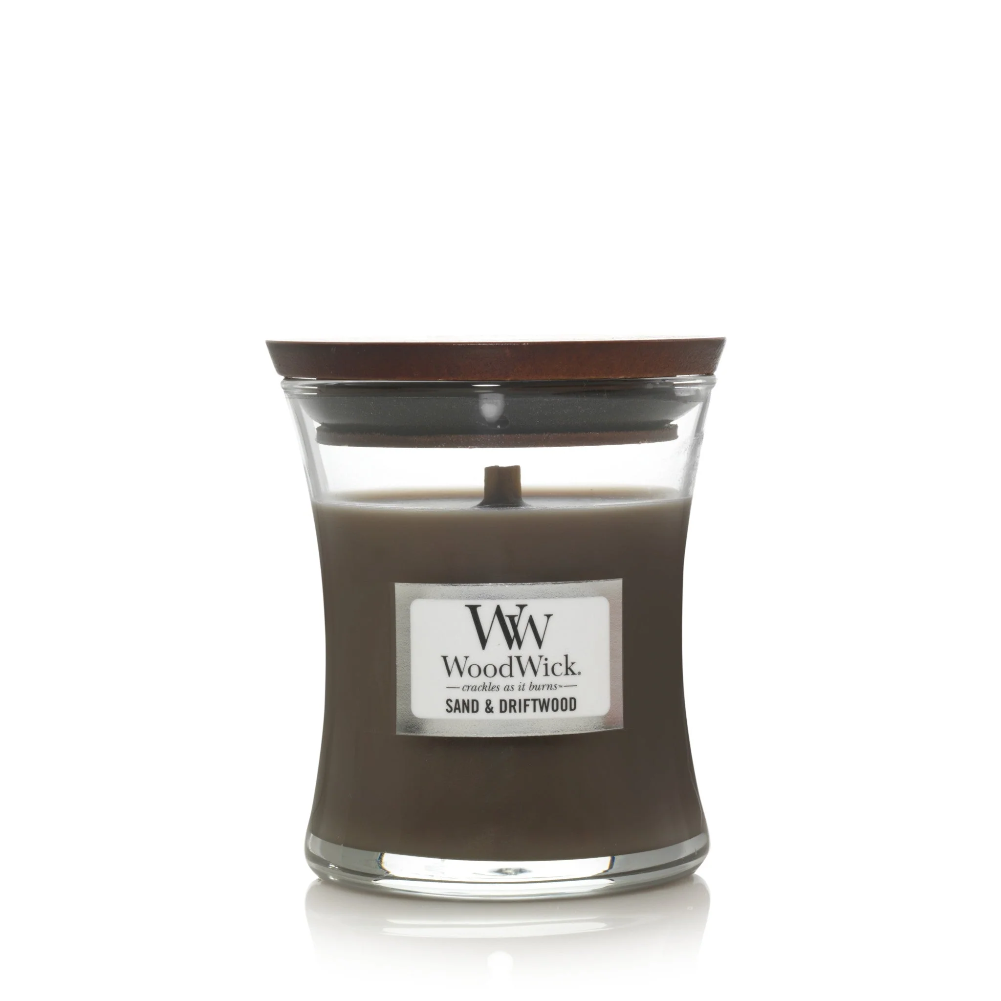 Woodwick - Candela Piccola Sand & Driftwood